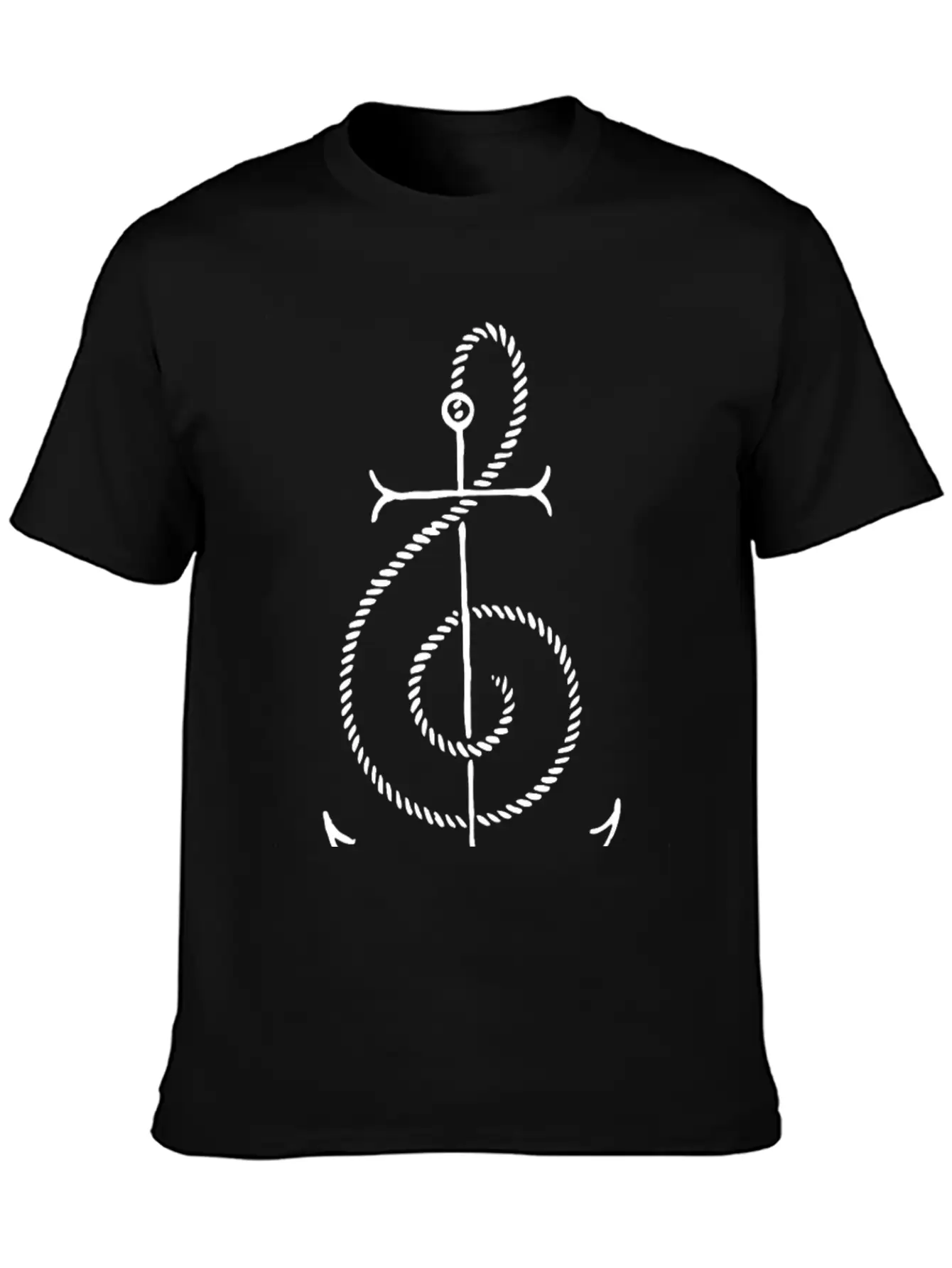 Music Is My Anchor Stylish Everyday T-Shirt – Unisex Basic Cotton Tee