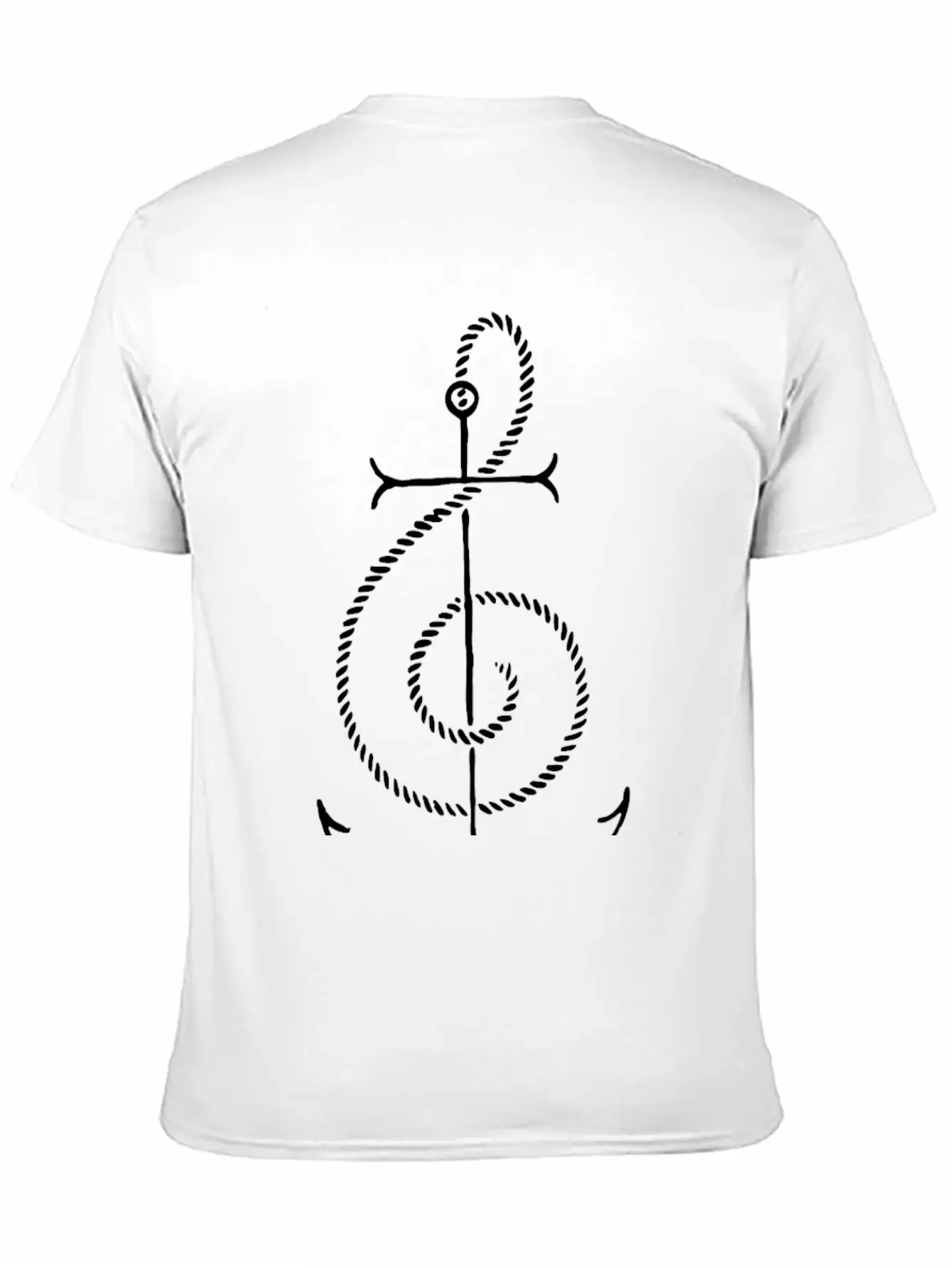 Music Is My Anchor Stylish Everyday T-Shirt – Unisex Basic Cotton Tee