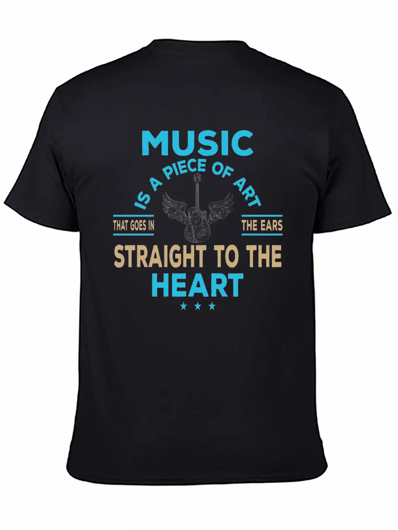 Music Ist Kunst Singen Gesang Sound Song Unisex Short Sleeve Soft Cotton T-Shirt – Casual Everyday Wear