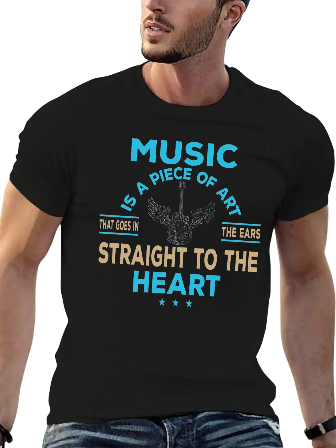 Music Ist Kunst Singen Gesang Sound Song Unisex Short Sleeve Soft Cotton T-Shirt – Casual Everyday Wear