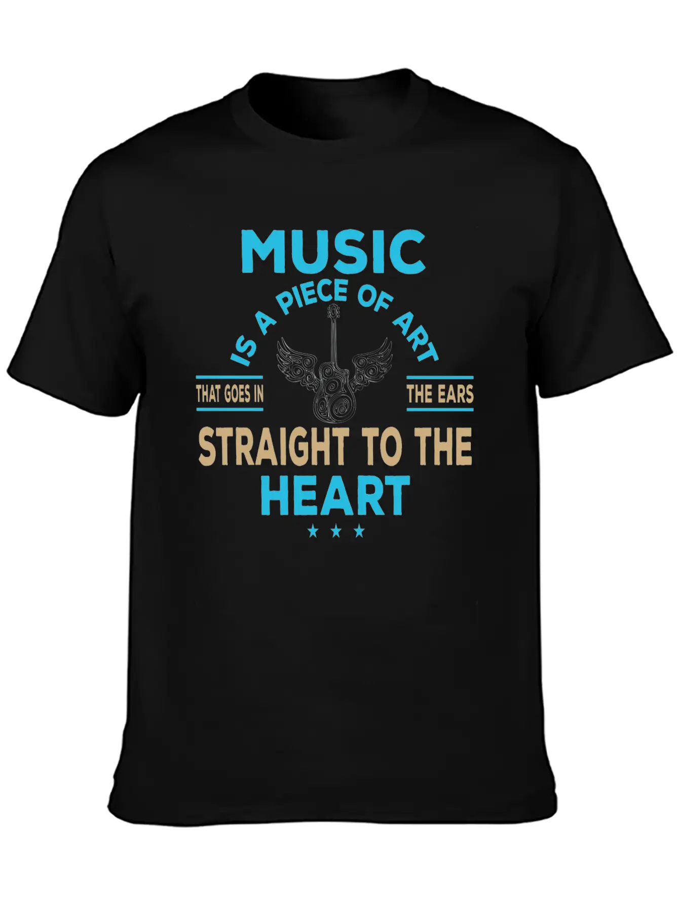 Music Ist Kunst Singen Gesang Sound Song Unisex Short Sleeve Soft Cotton T-Shirt – Casual Everyday Wear