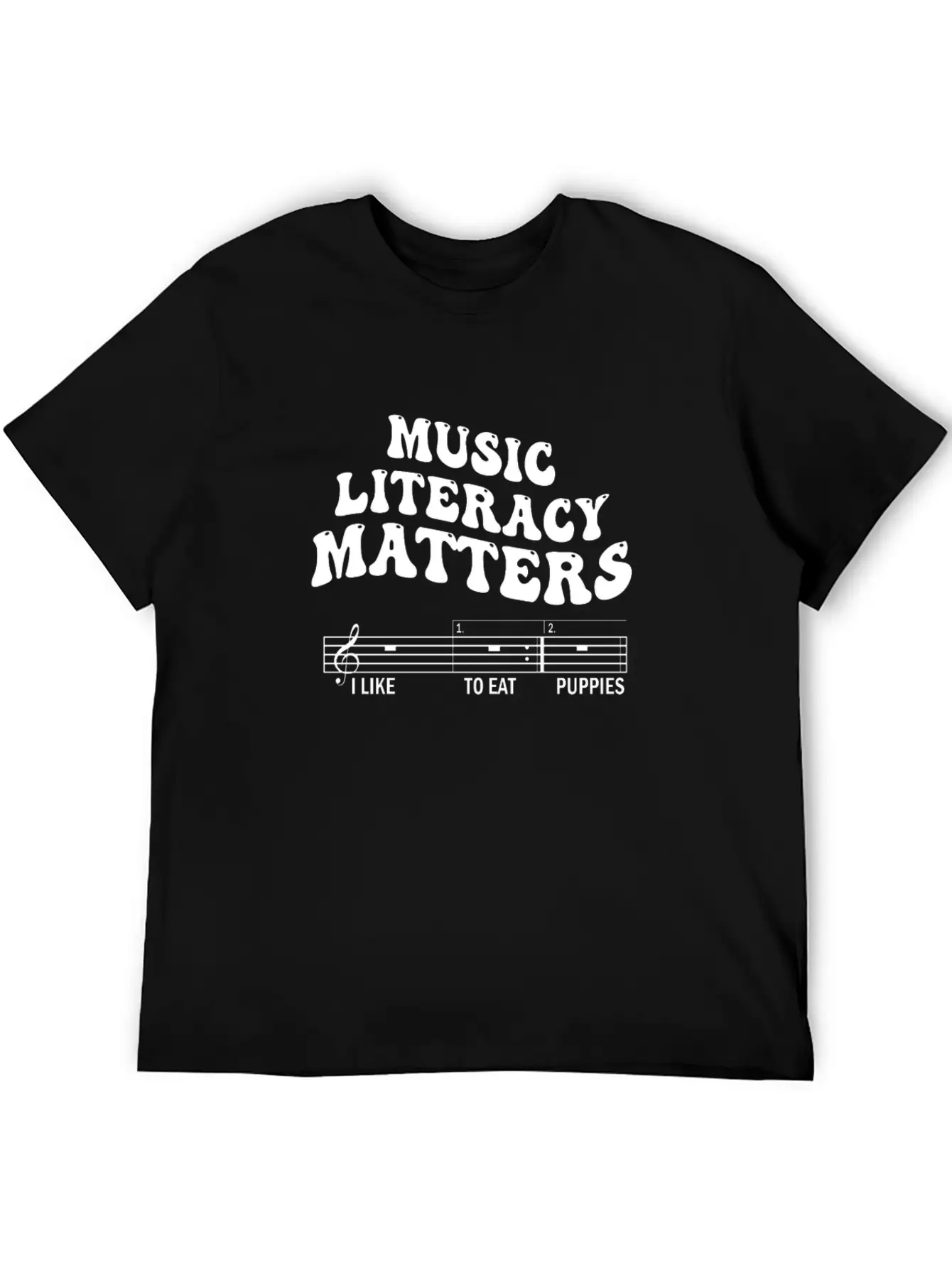 Music Literacy Matters Stylish Everyday T-Shirt – Unisex Basic Cotton Tee