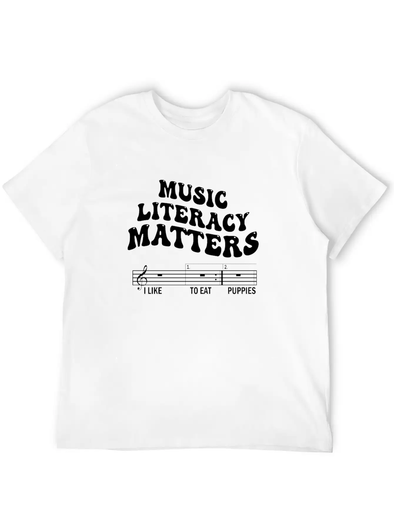 Music Literacy Matters Stylish Everyday T-Shirt – Unisex Basic Cotton Tee