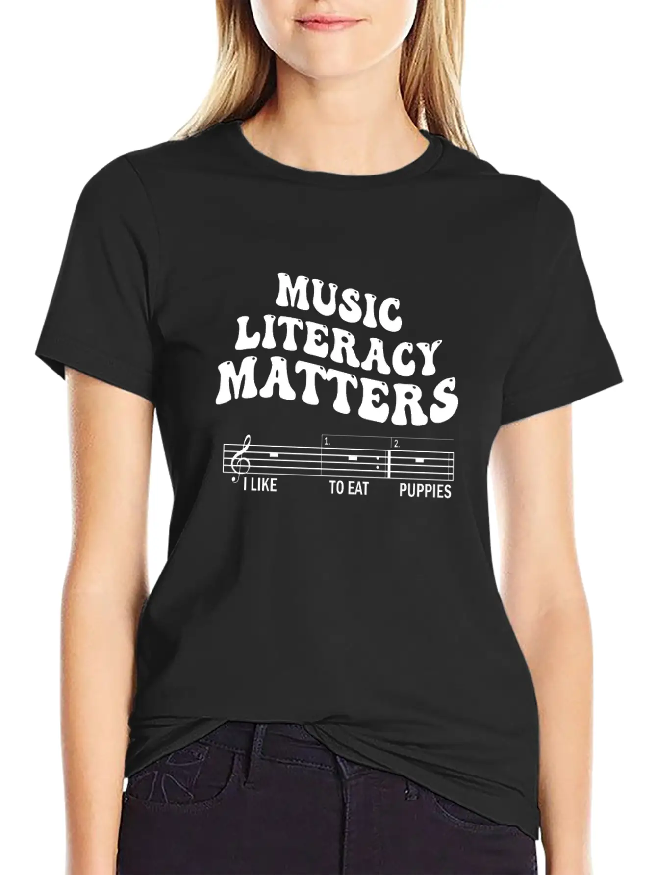 Music Literacy Matters Stylish Everyday T-Shirt – Unisex Basic Cotton Tee