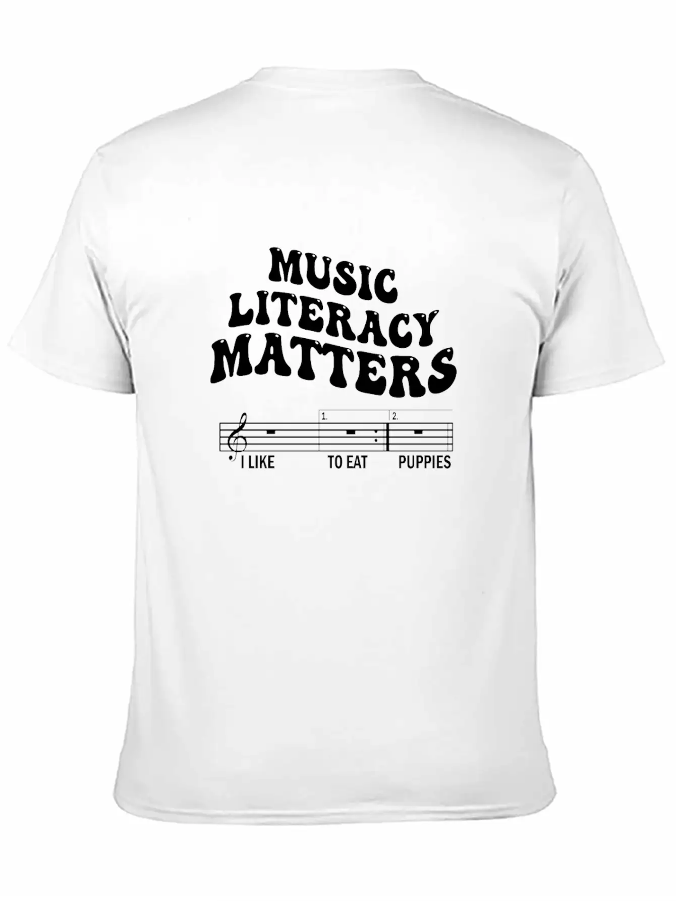 Music Literacy Matters Stylish Everyday T-Shirt – Unisex Basic Cotton Tee