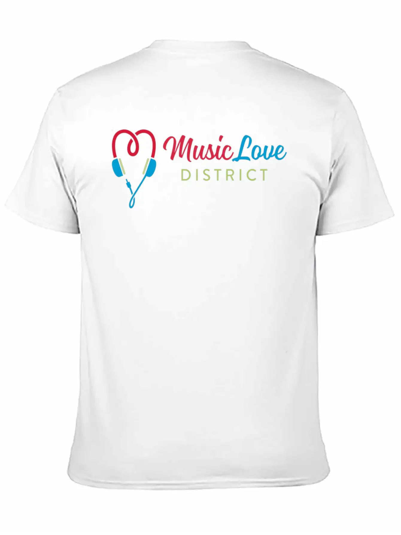 Music Love Unisex Short Sleeve Soft Cotton T-Shirt – Casual Everyday Wear