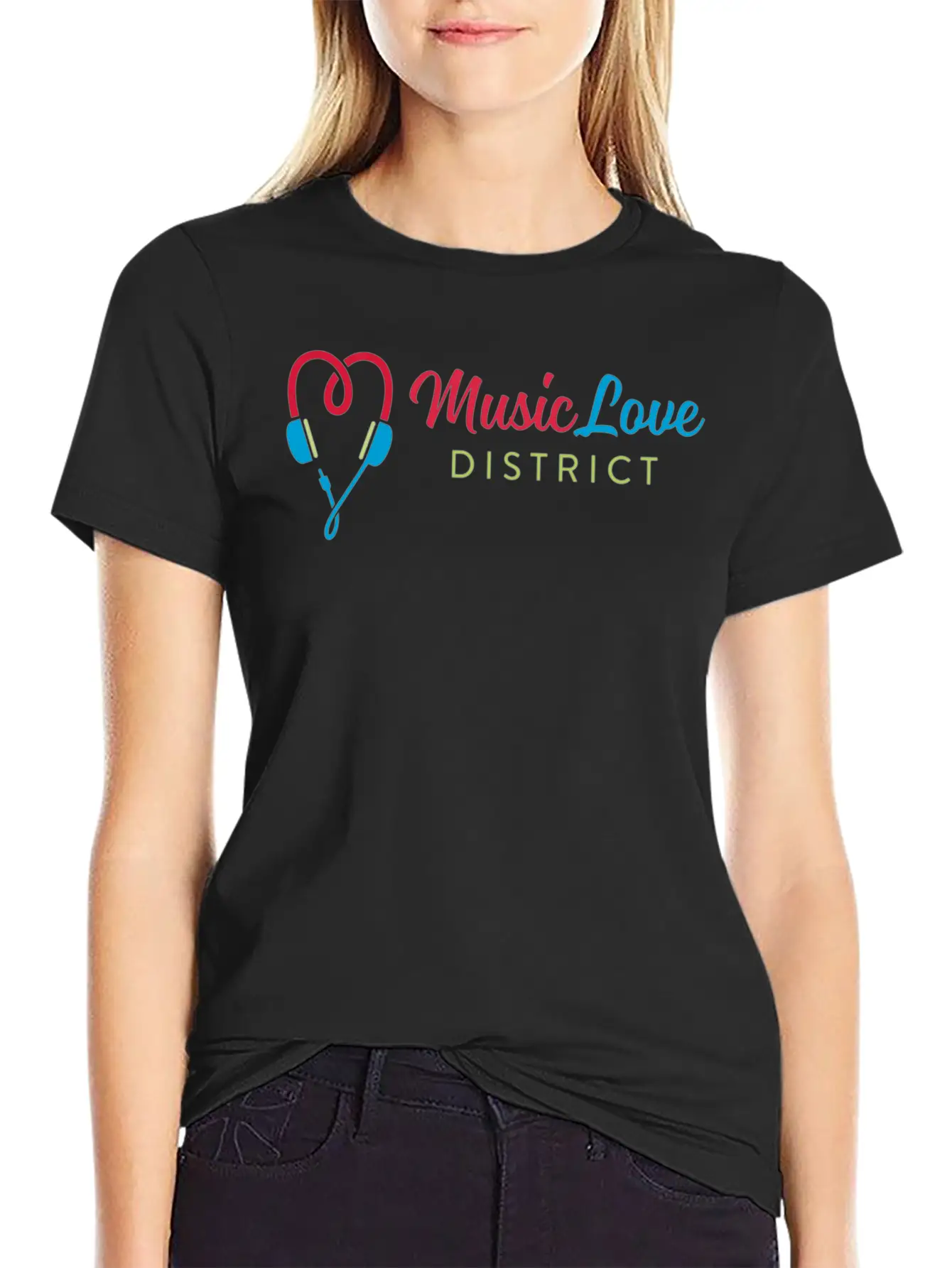 Music Love Unisex Short Sleeve Soft Cotton T-Shirt – Casual Everyday Wear
