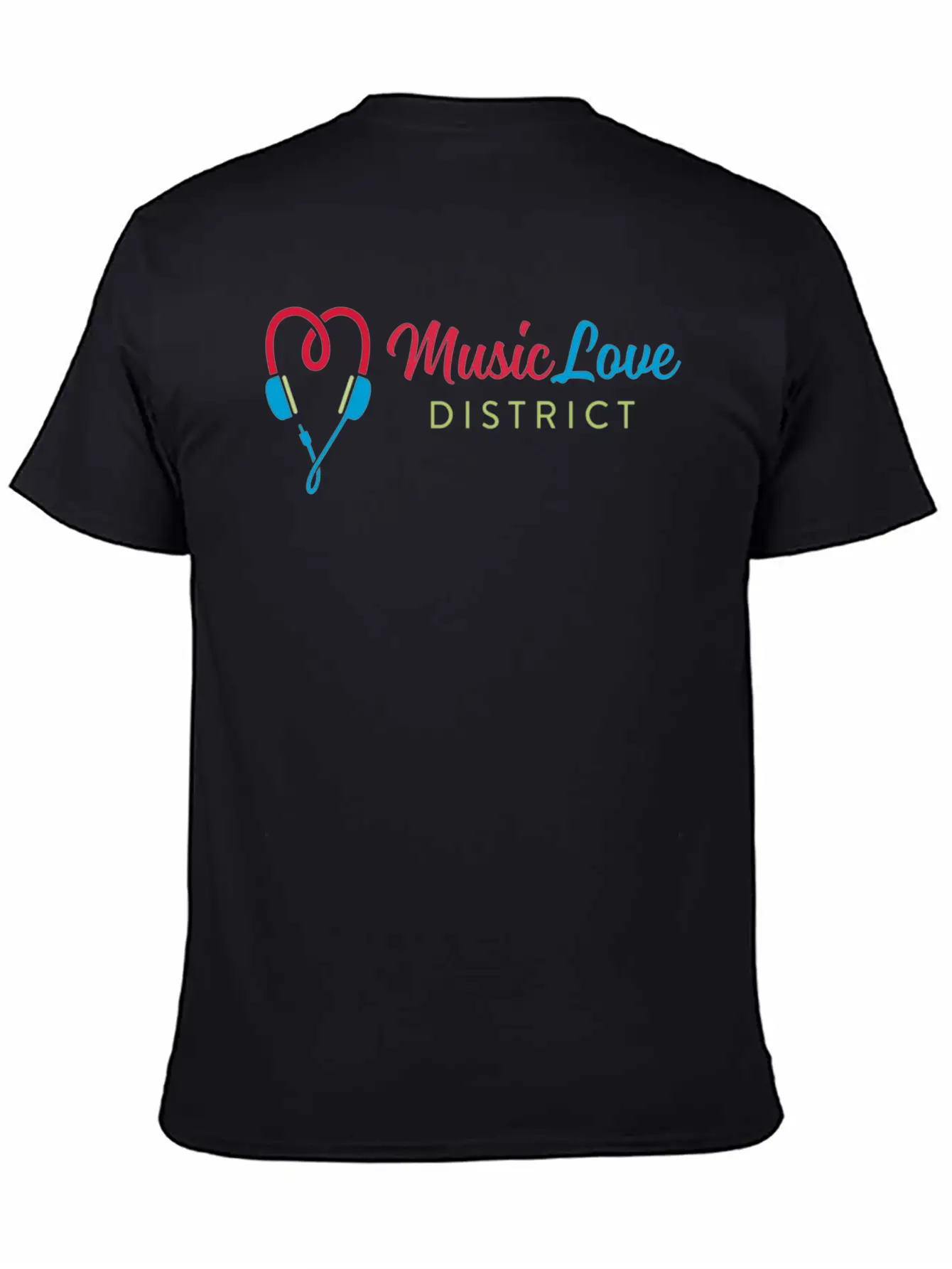 Music Love Unisex Short Sleeve Soft Cotton T-Shirt – Casual Everyday Wear