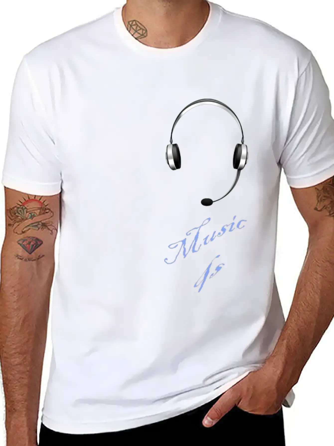 Music Lover Basic Graphic T-Shirt – Daily Comfort In Soft Cotton