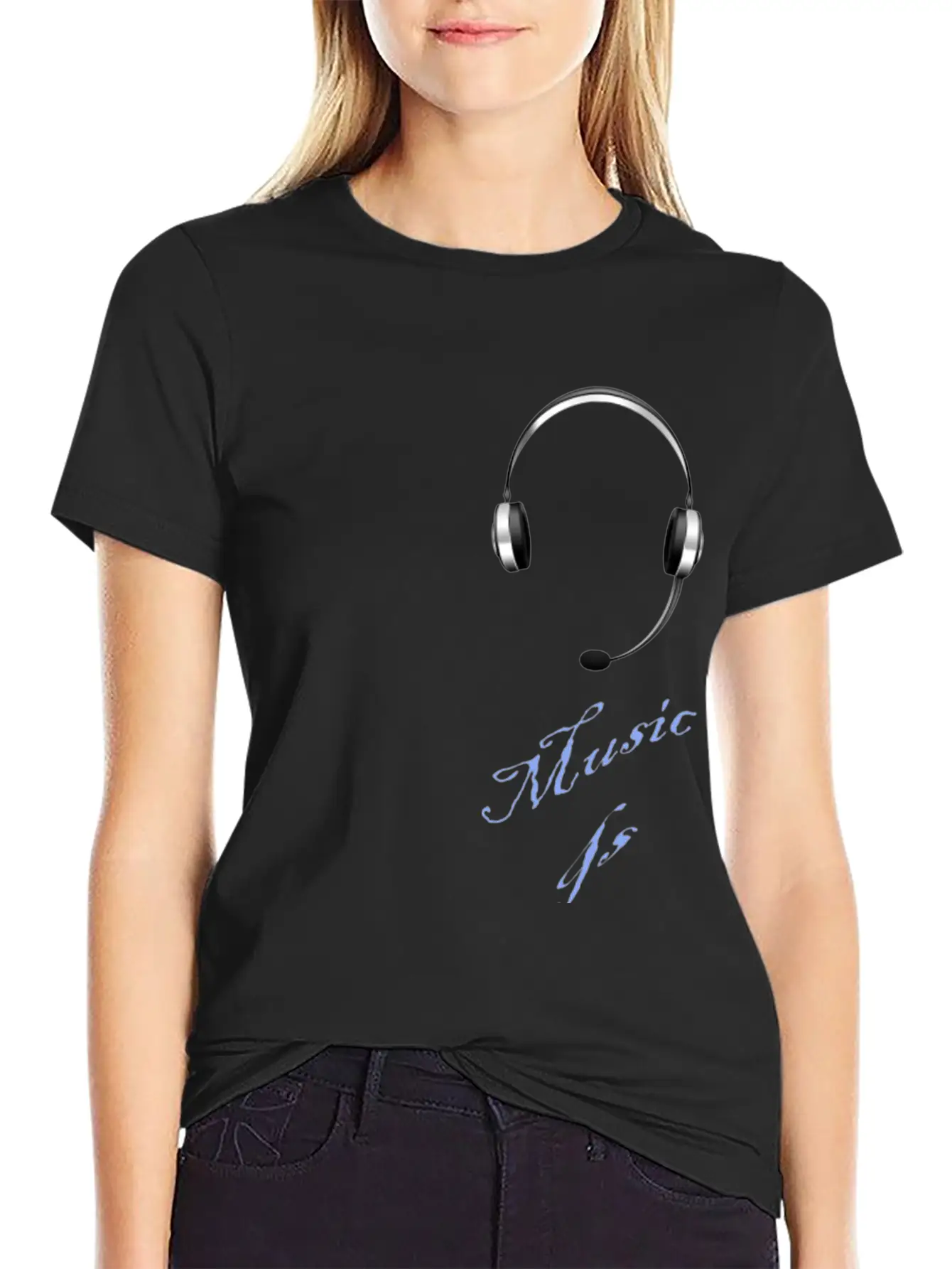 Music Lover Basic Graphic T-Shirt – Daily Comfort In Soft Cotton
