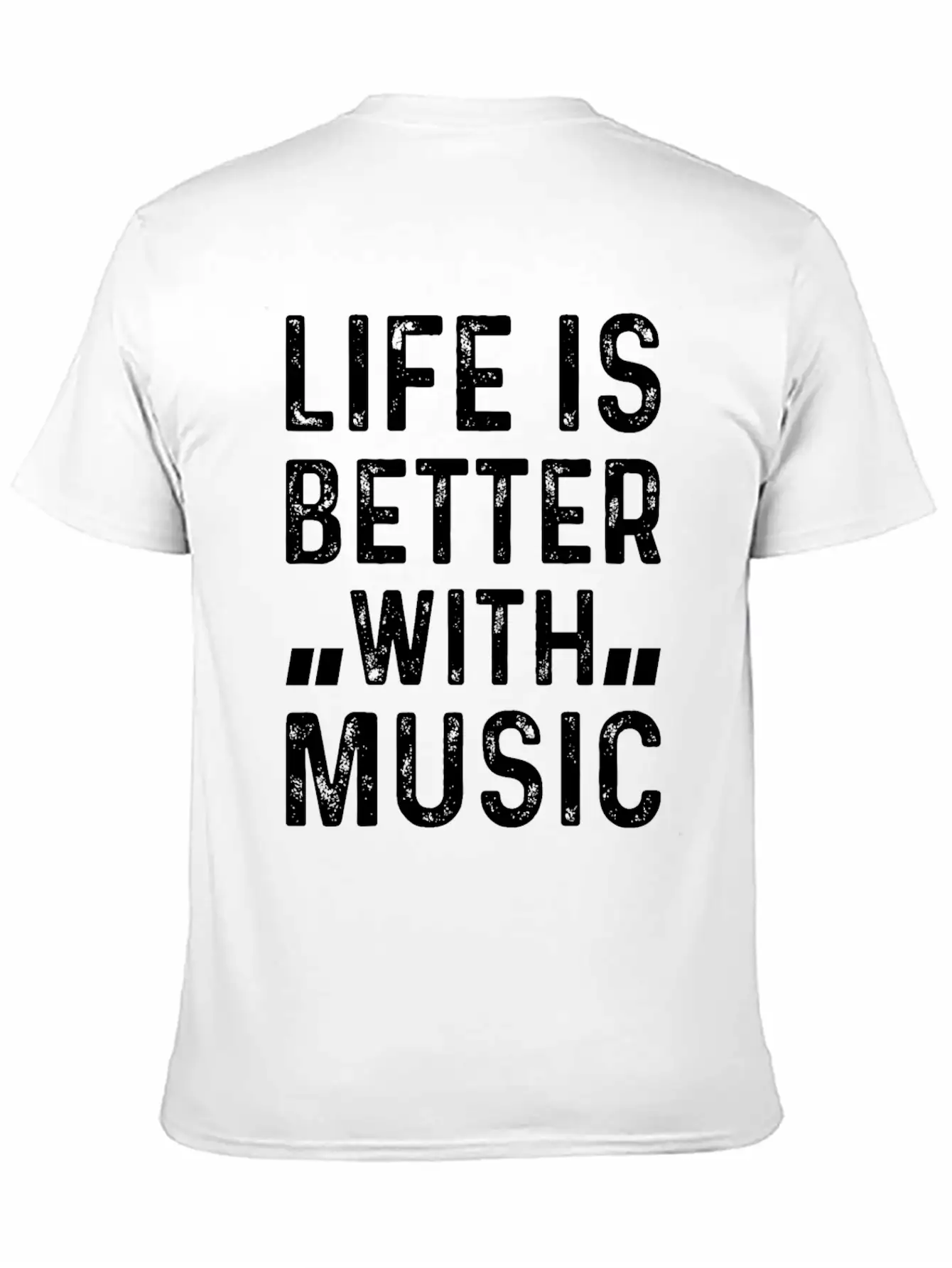 Music Lover - Life Is Better With Music Stylish Everyday T-Shirt – Unisex Basic Cotton Tee