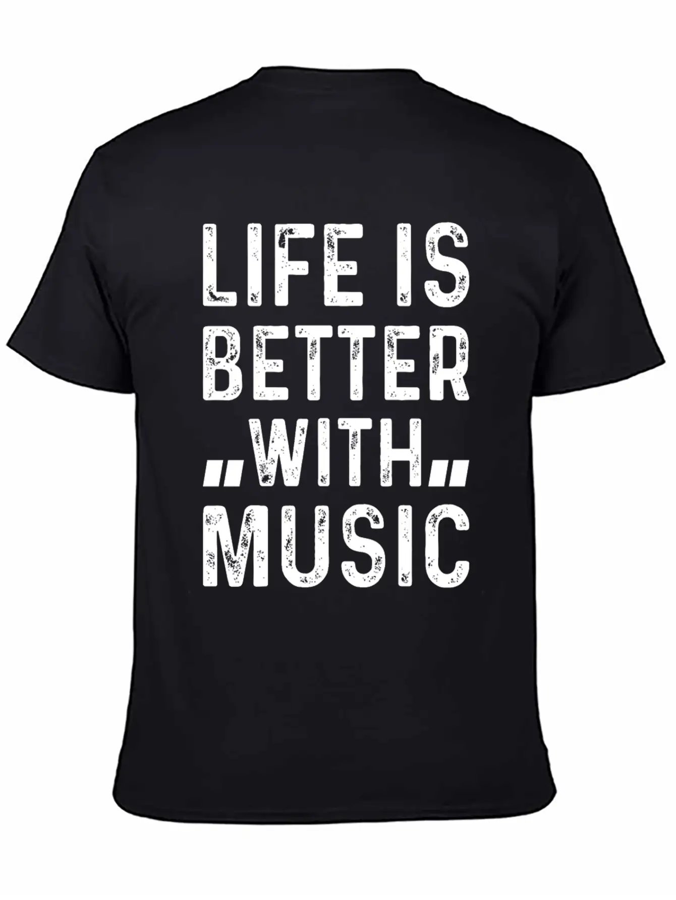 Music Lover - Life Is Better With Music Stylish Everyday T-Shirt – Unisex Basic Cotton Tee
