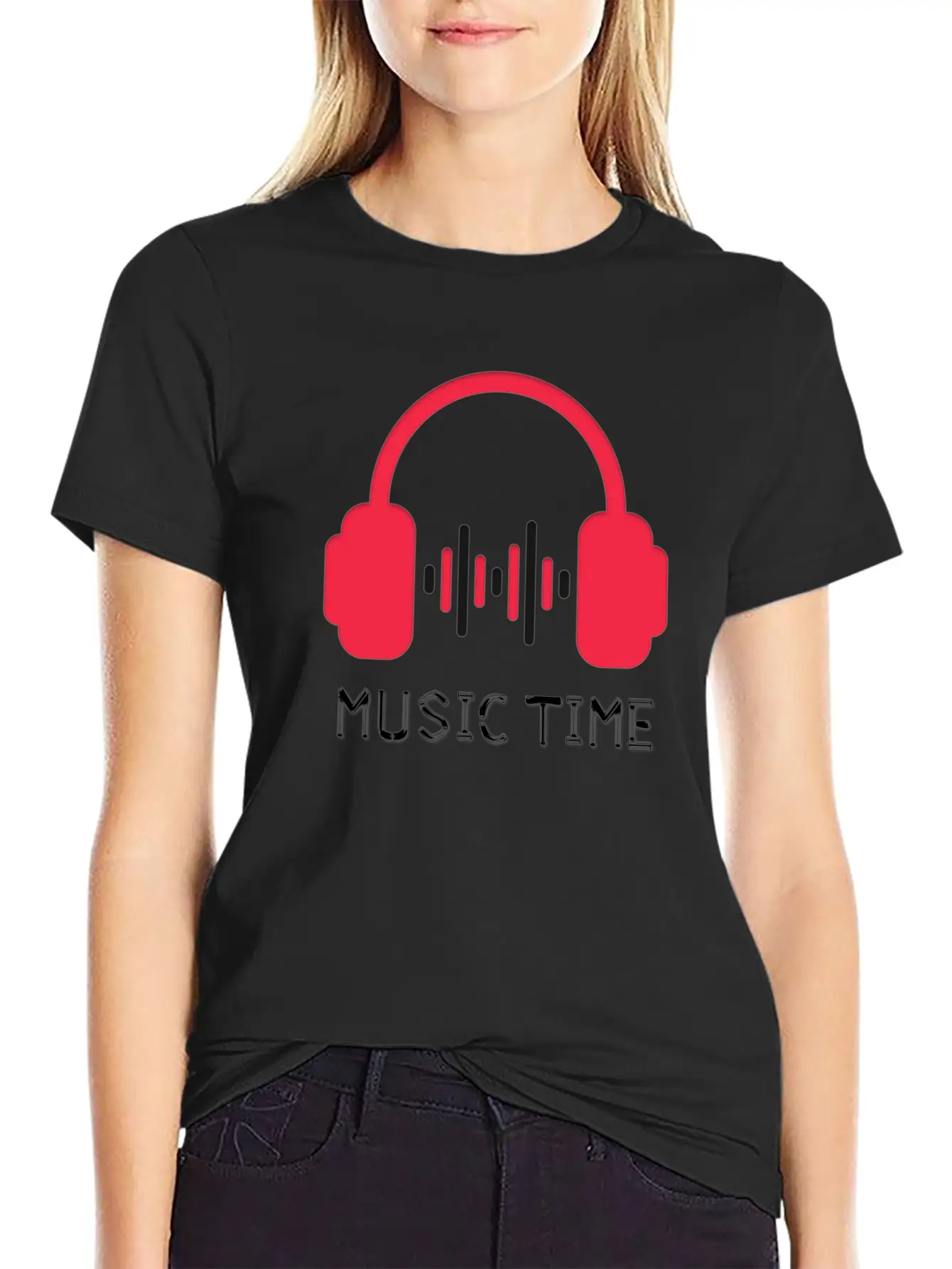 MUSIC LOVER Unisex Short Sleeve Soft Cotton T-Shirt – Casual Everyday Wear