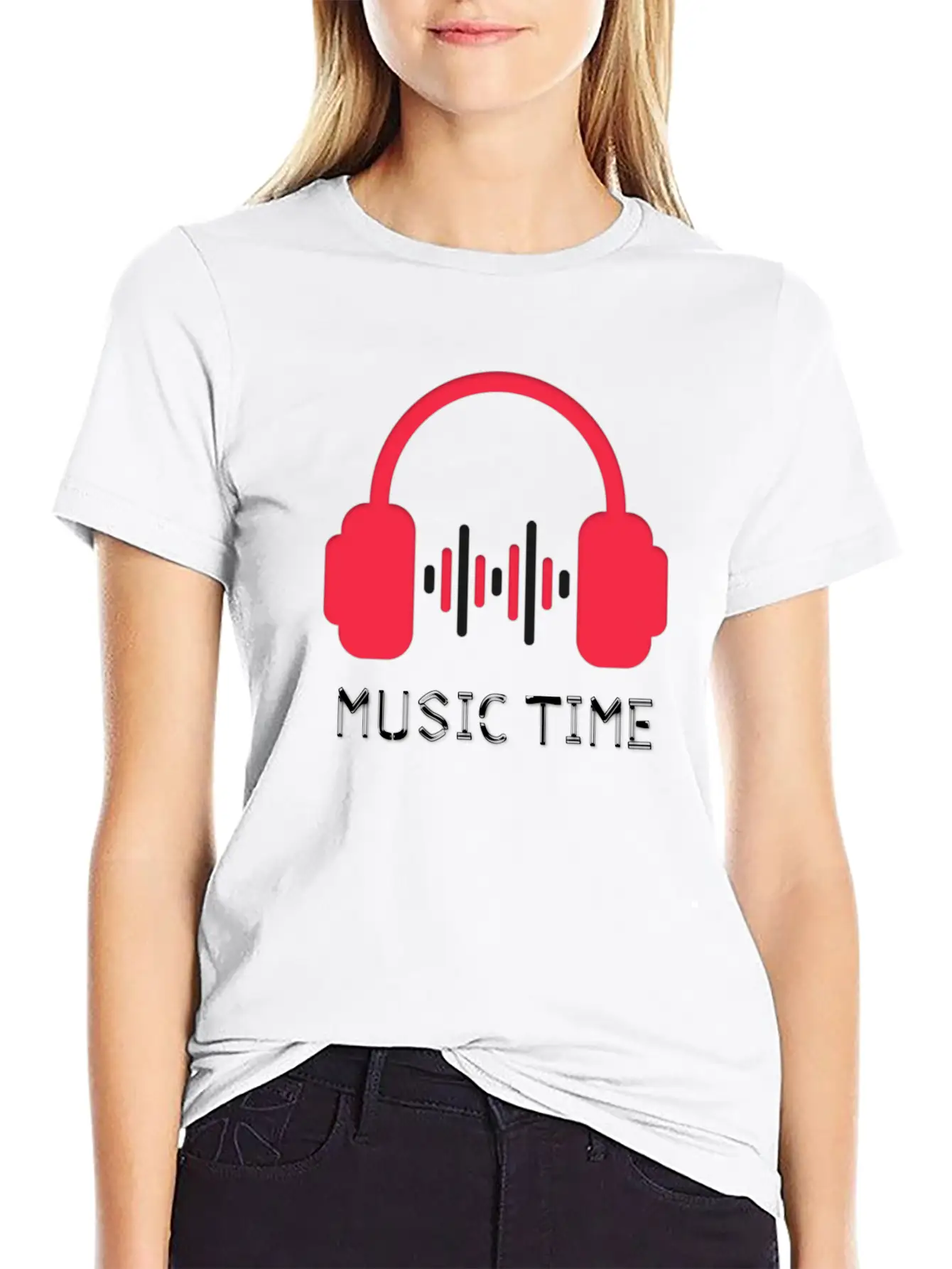 MUSIC LOVER Unisex Short Sleeve Soft Cotton T-Shirt – Casual Everyday Wear