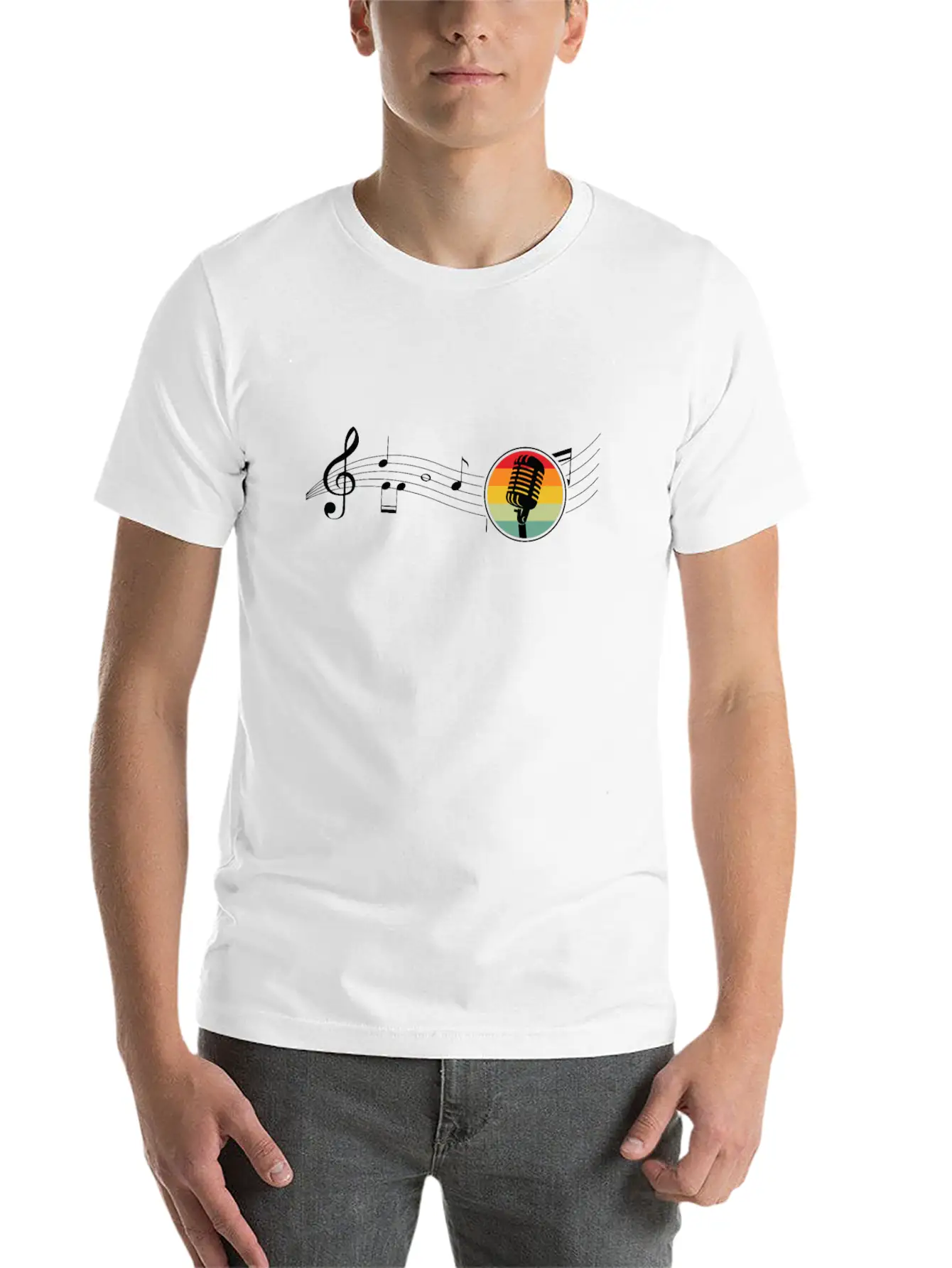 Music Make Music Singer Playing Music DJ Music Stylish Everyday T-Shirt – Unisex Basic Cotton Tee