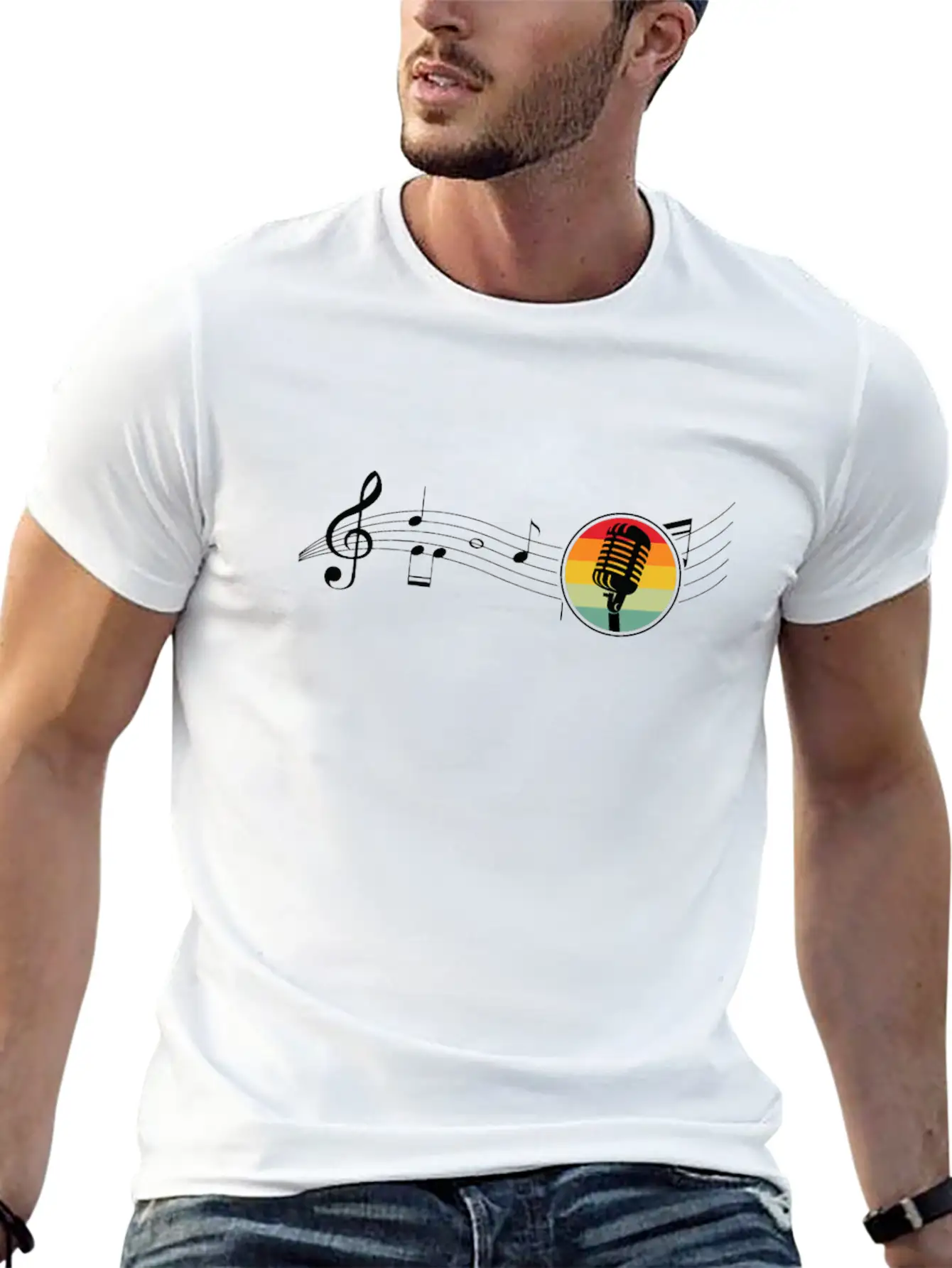 Music Make Music Singer Playing Music DJ Music Stylish Everyday T-Shirt – Unisex Basic Cotton Tee