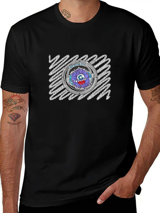Music Monster Comfortable Minimalist Graphic Tee – Summer Style Essential