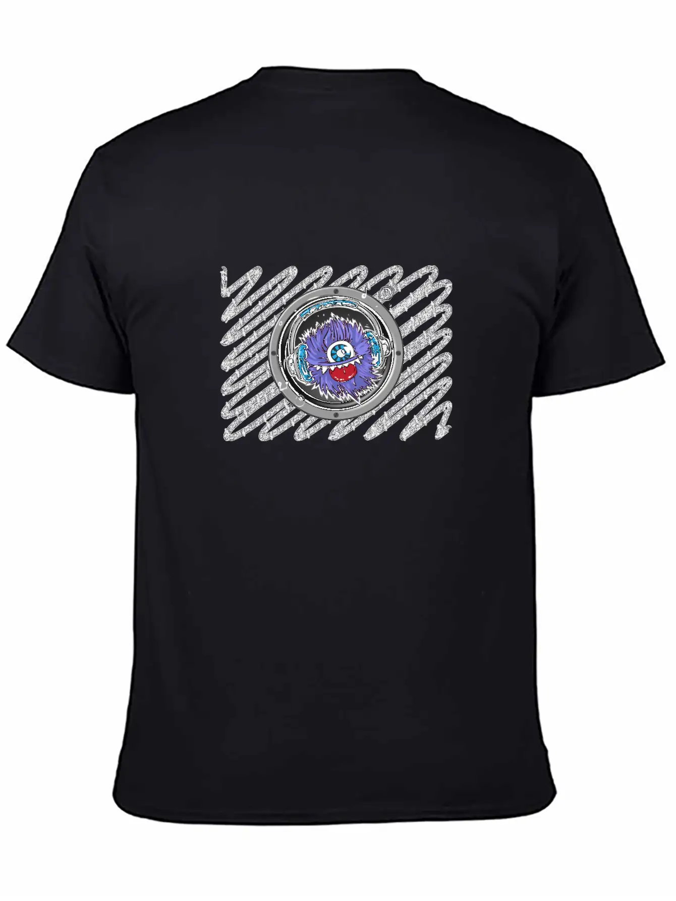 Music Monster Comfortable Minimalist Graphic Tee – Summer Style Essential