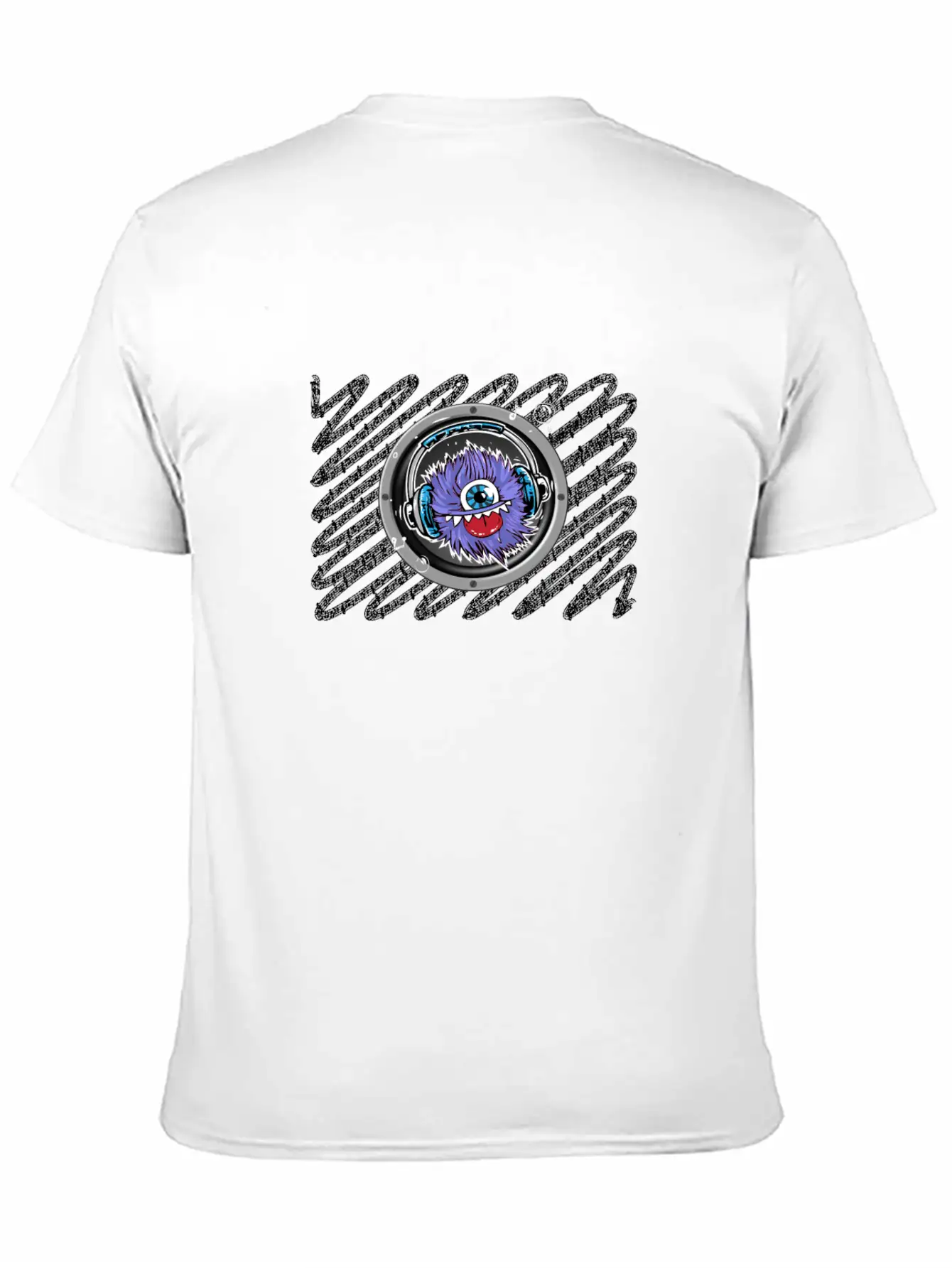 Music Monster Comfortable Minimalist Graphic Tee – Summer Style Essential