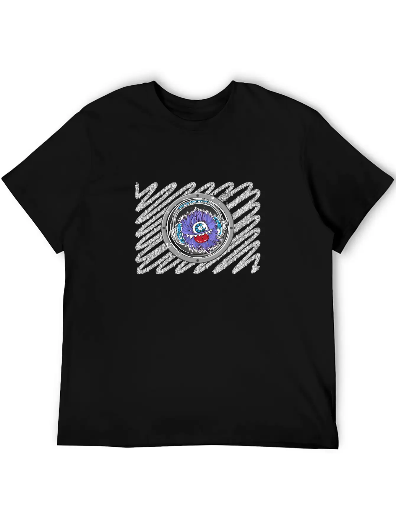Music Monster Comfortable Minimalist Graphic Tee – Summer Style Essential