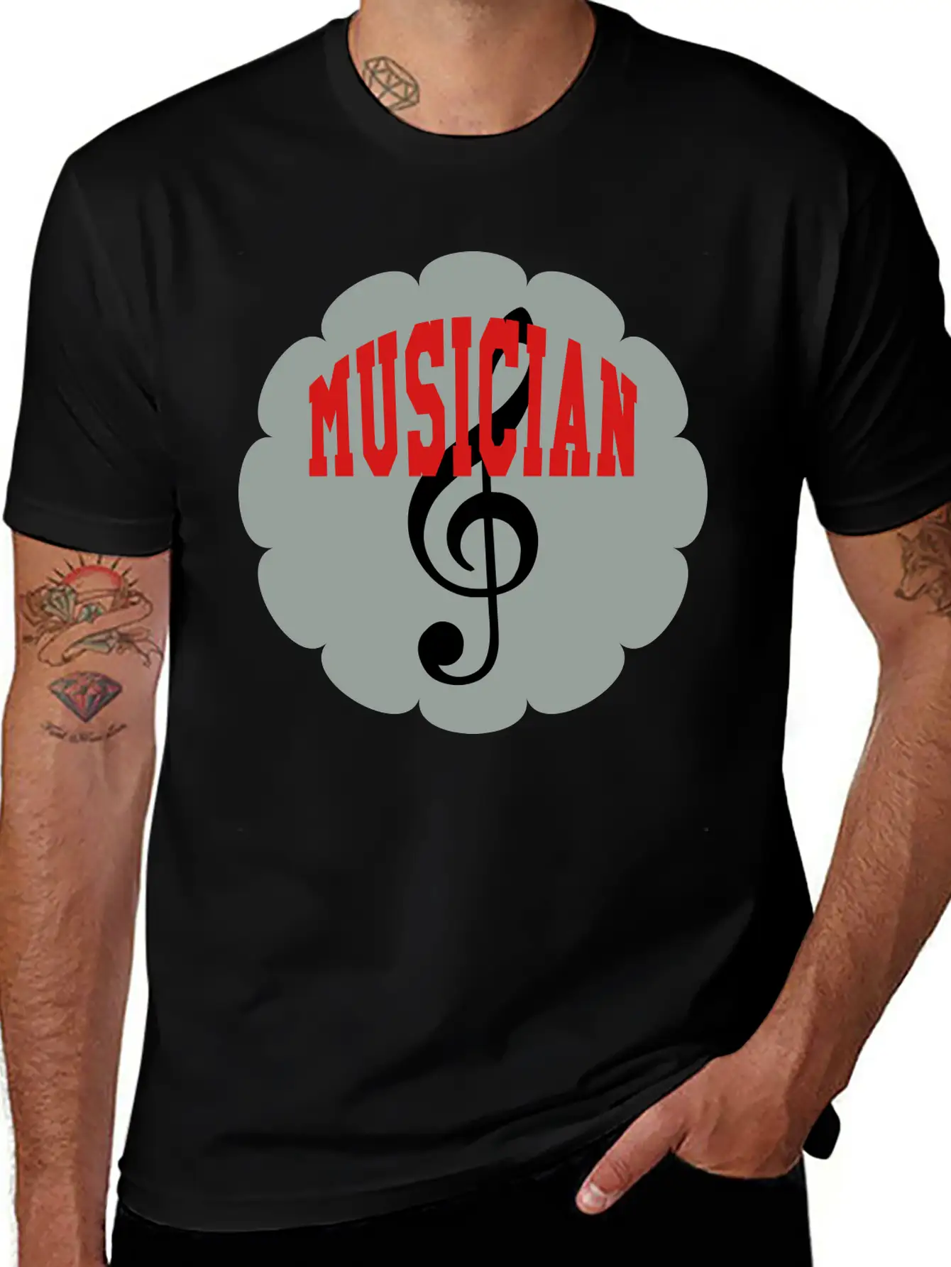 Music - Musician 🎵 Unisex Short Sleeve Soft Cotton T-Shirt – Casual Everyday Wear