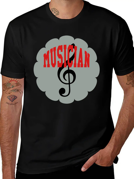 Music - Musician 🎵 Unisex Short Sleeve Soft Cotton T-Shirt – Casual Everyday Wear