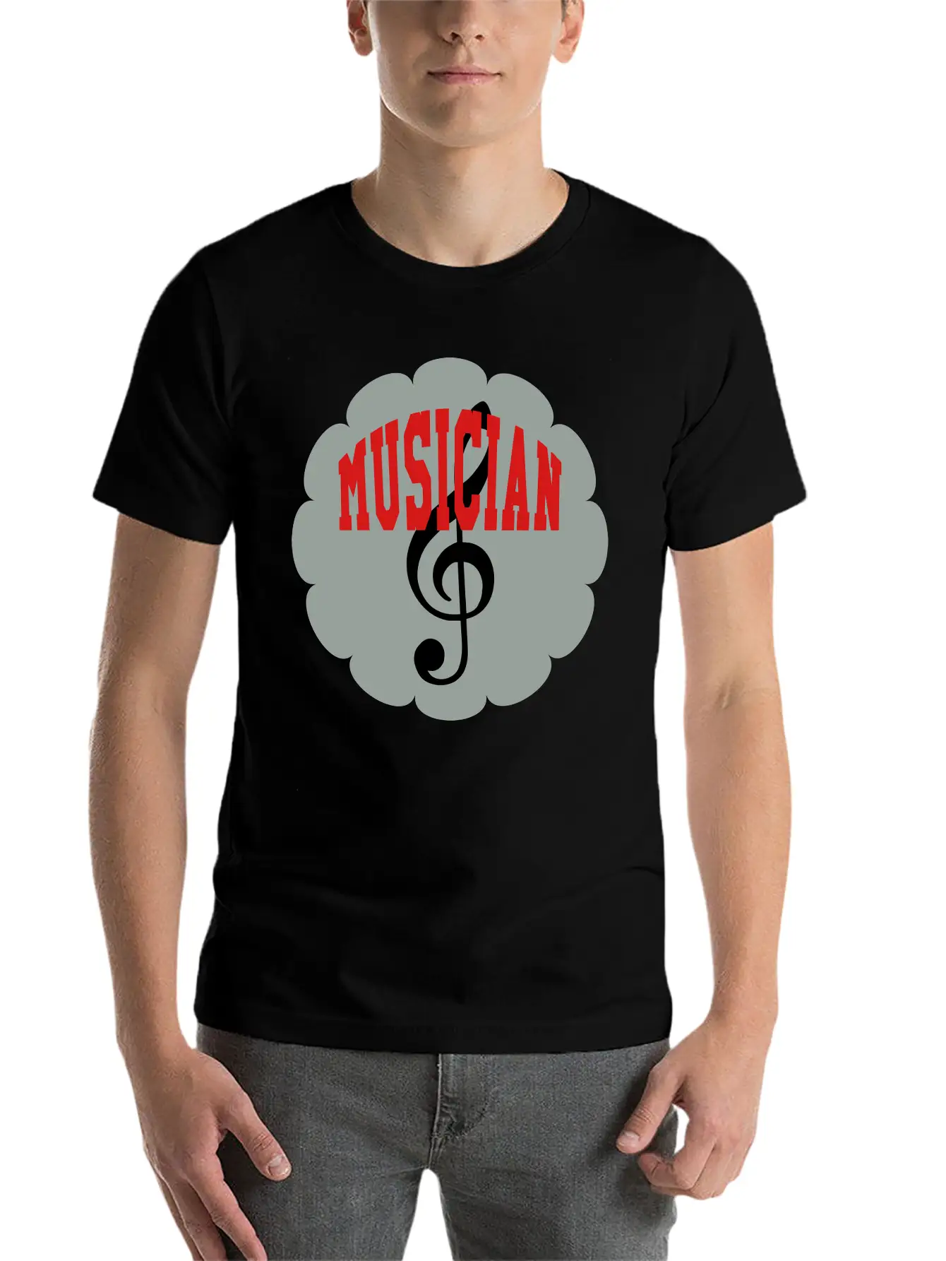 Music - Musician 🎵 Unisex Short Sleeve Soft Cotton T-Shirt – Casual Everyday Wear