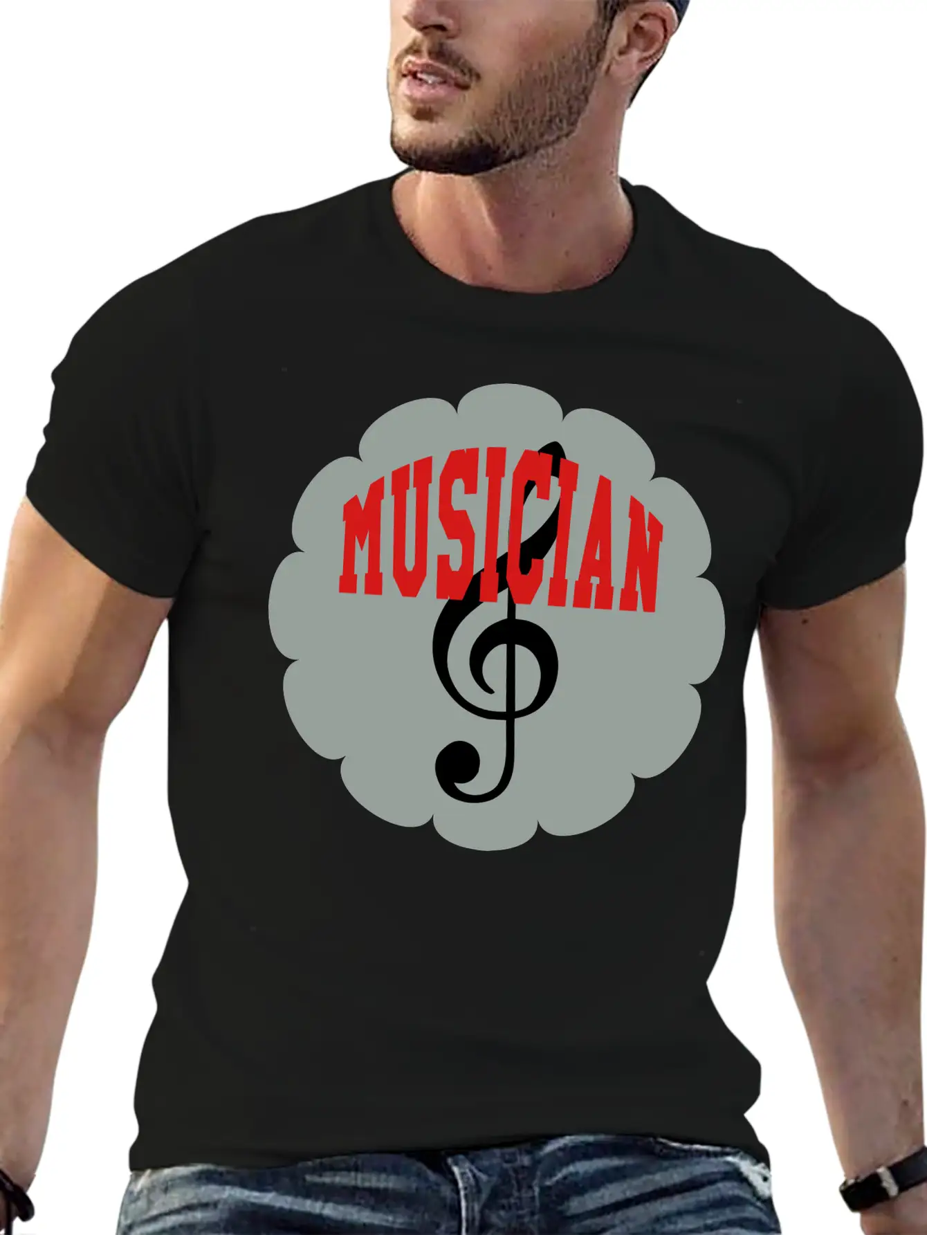 Music - Musician 🎵 Unisex Short Sleeve Soft Cotton T-Shirt – Casual Everyday Wear