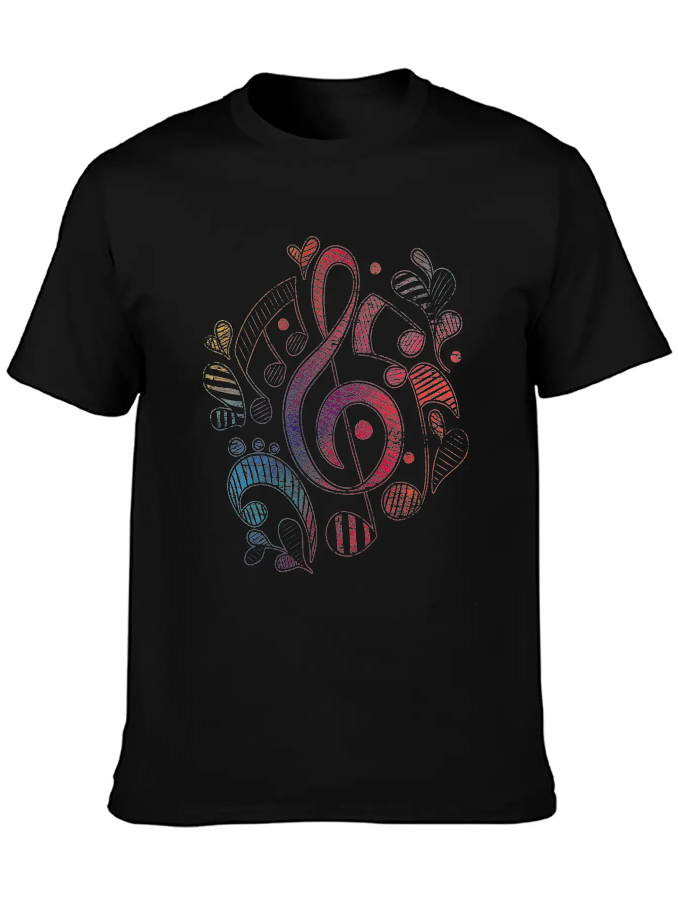 Music Note Rhythm Sound Dance Gift Composer Timeless Short Sleeve Tee – Comfy And Minimalist Design