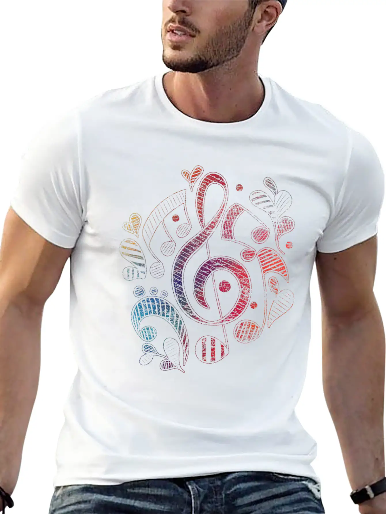 Music Note Rhythm Sound Dance Gift Composer Timeless Short Sleeve Tee – Comfy And Minimalist Design
