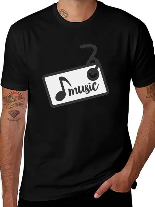 Music Pop Rock Jazz Gospel Rhythm Gift Idea Unisex Short Sleeve Soft Cotton T-Shirt – Casual Everyday Wear