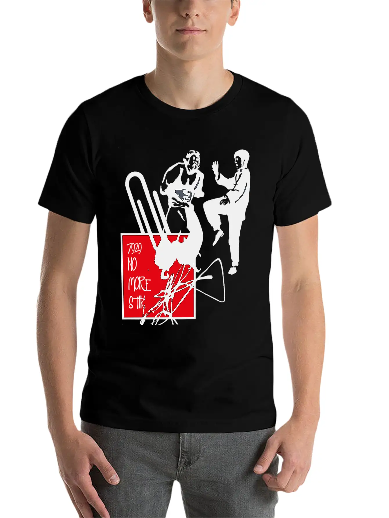 Music Retro Music NO MORE Basic Graphic T-Shirt – Daily Comfort In Soft Cotton