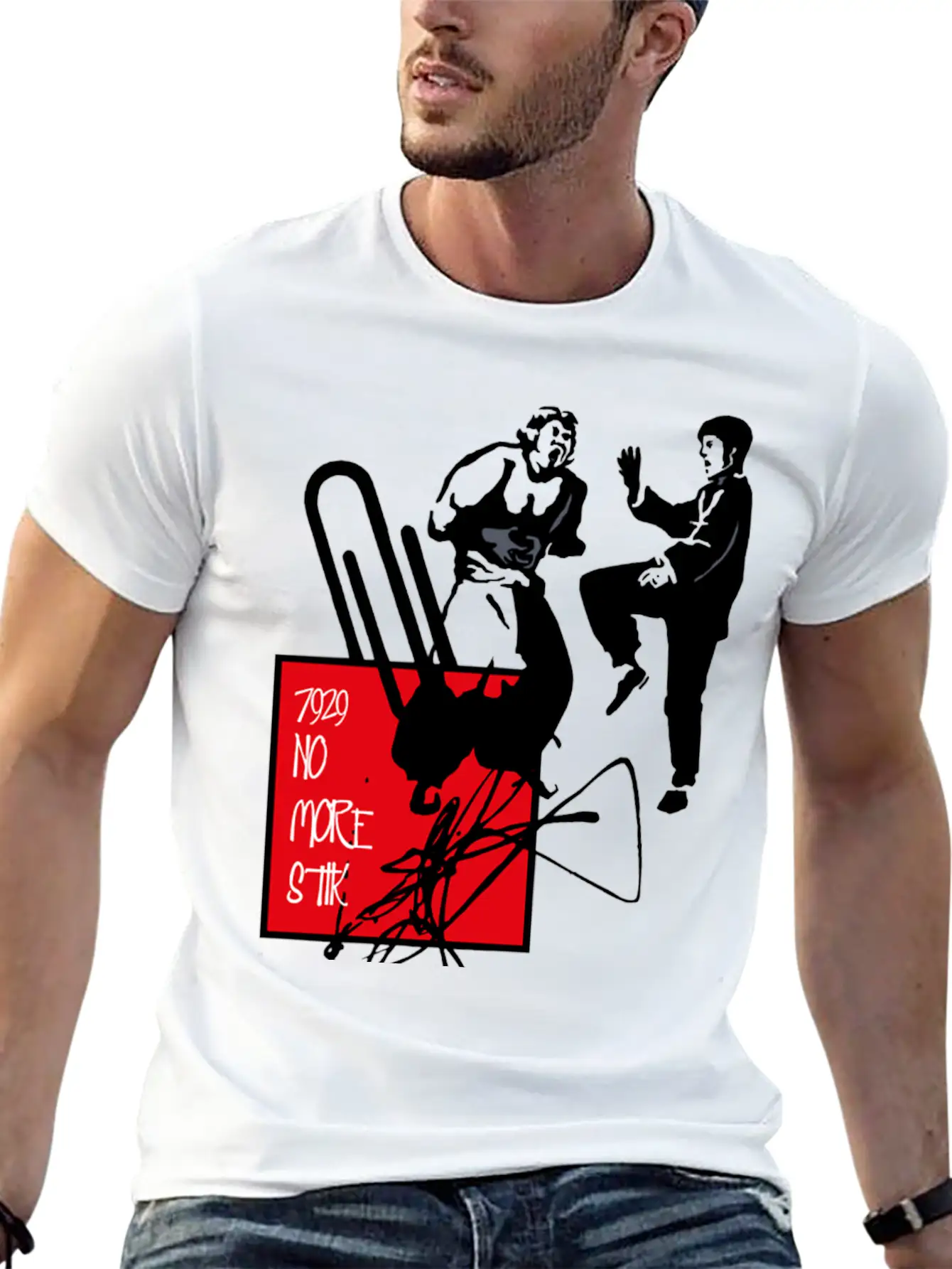 Music Retro Music NO MORE Basic Graphic T-Shirt – Daily Comfort In Soft Cotton