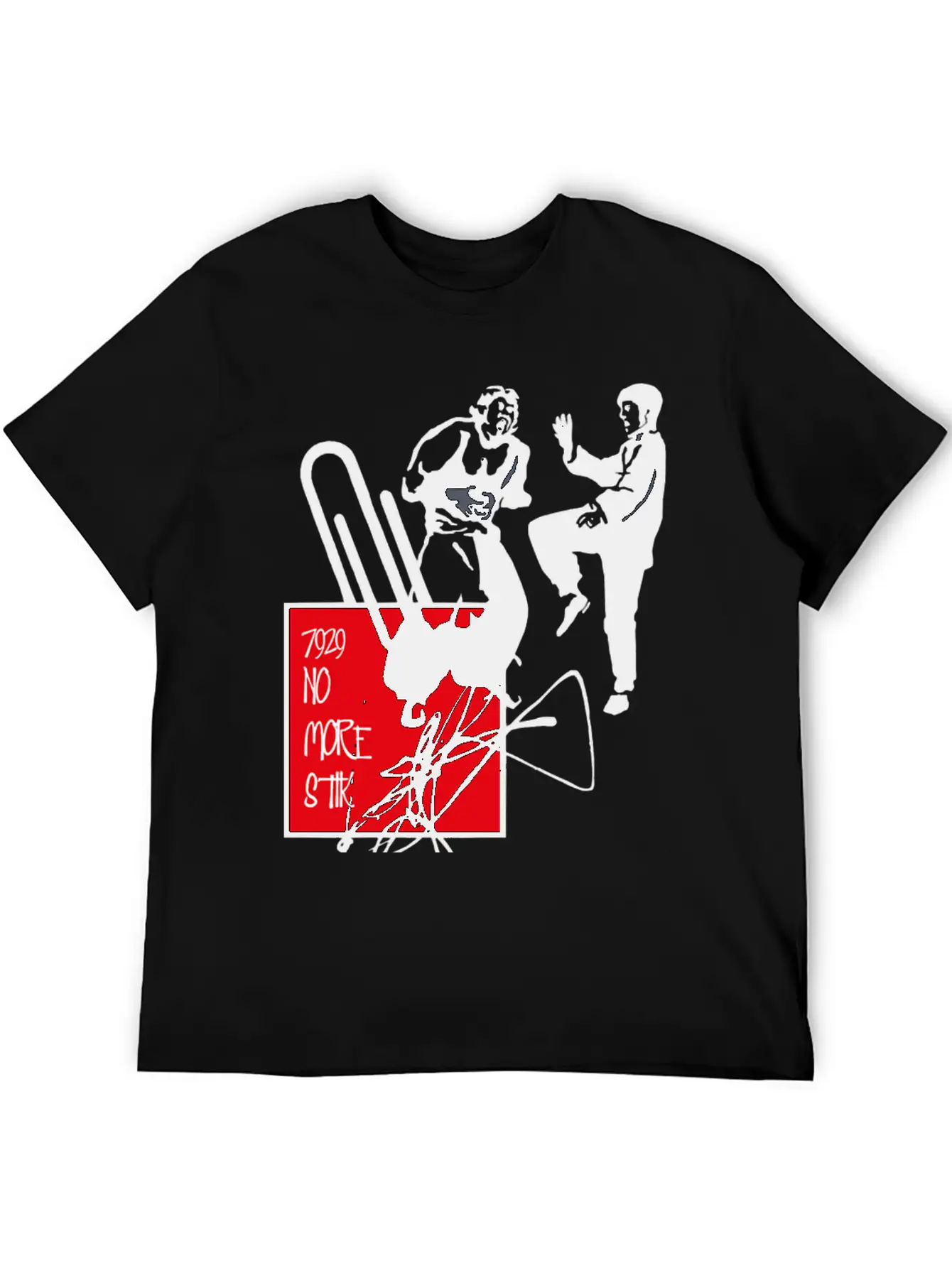 Music Retro Music NO MORE Basic Graphic T-Shirt – Daily Comfort In Soft Cotton