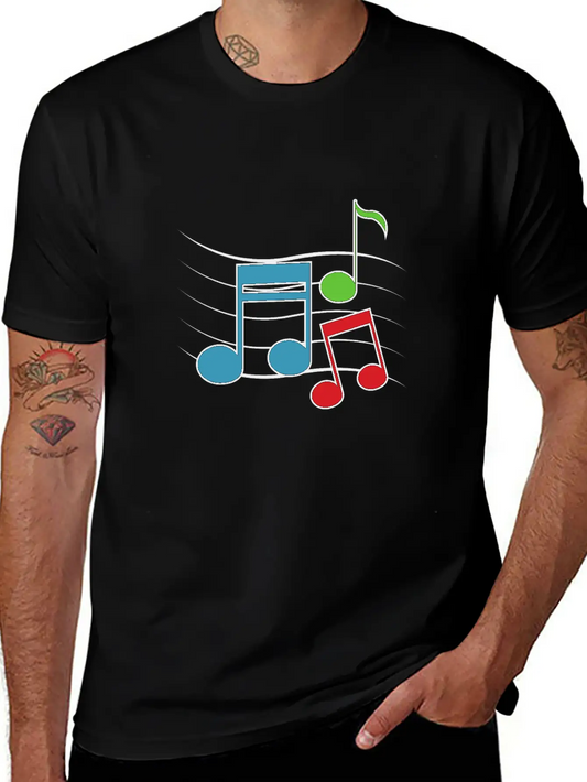 MUSIC ROCK LOVE Stylish Everyday T-Shirt – Unisex Basic Cotton Tee