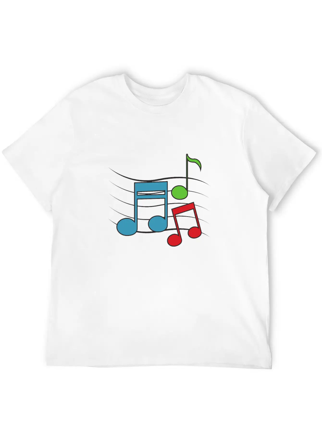 MUSIC ROCK LOVE Stylish Everyday T-Shirt – Unisex Basic Cotton Tee