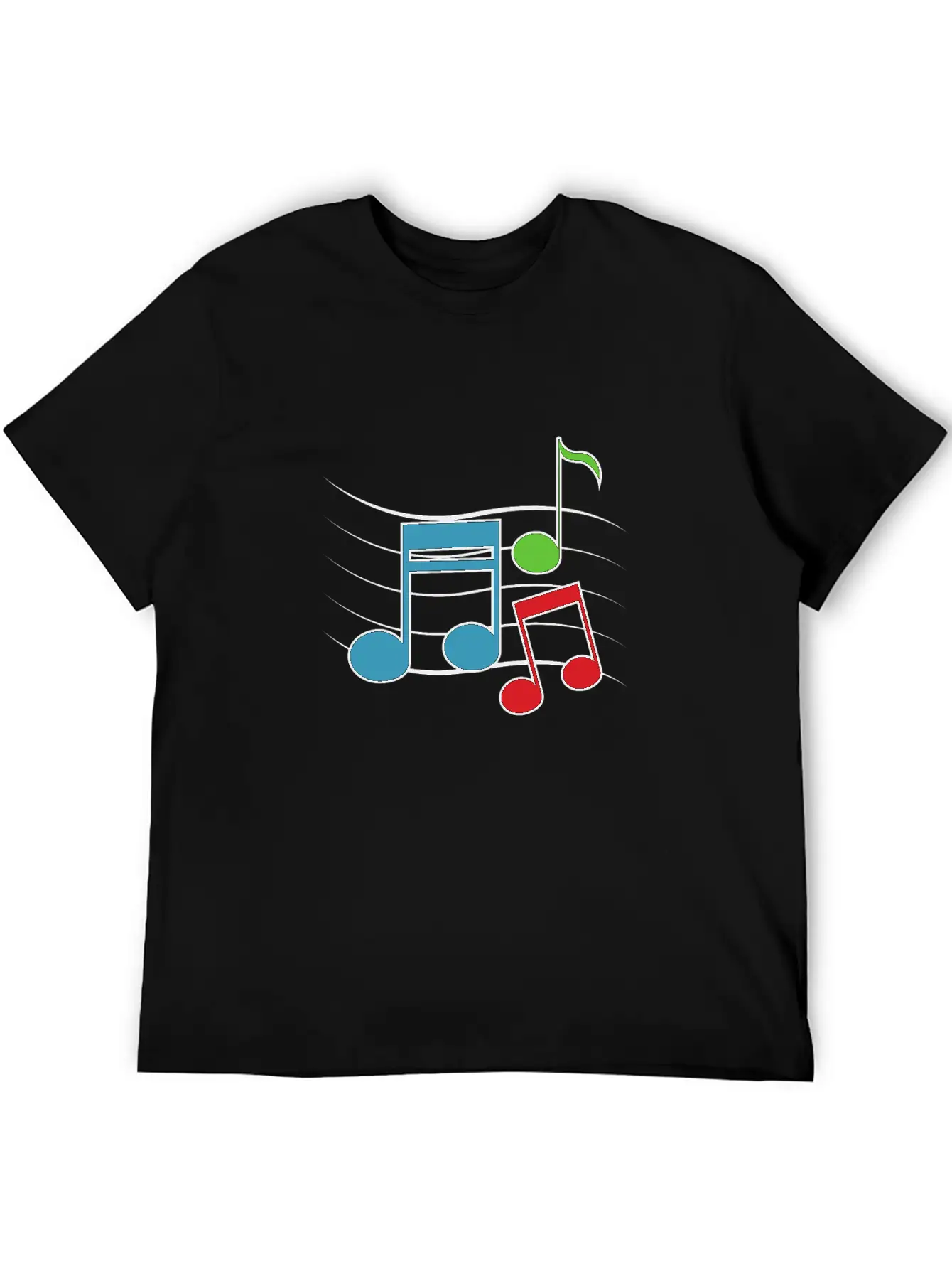 MUSIC ROCK LOVE Stylish Everyday T-Shirt – Unisex Basic Cotton Tee