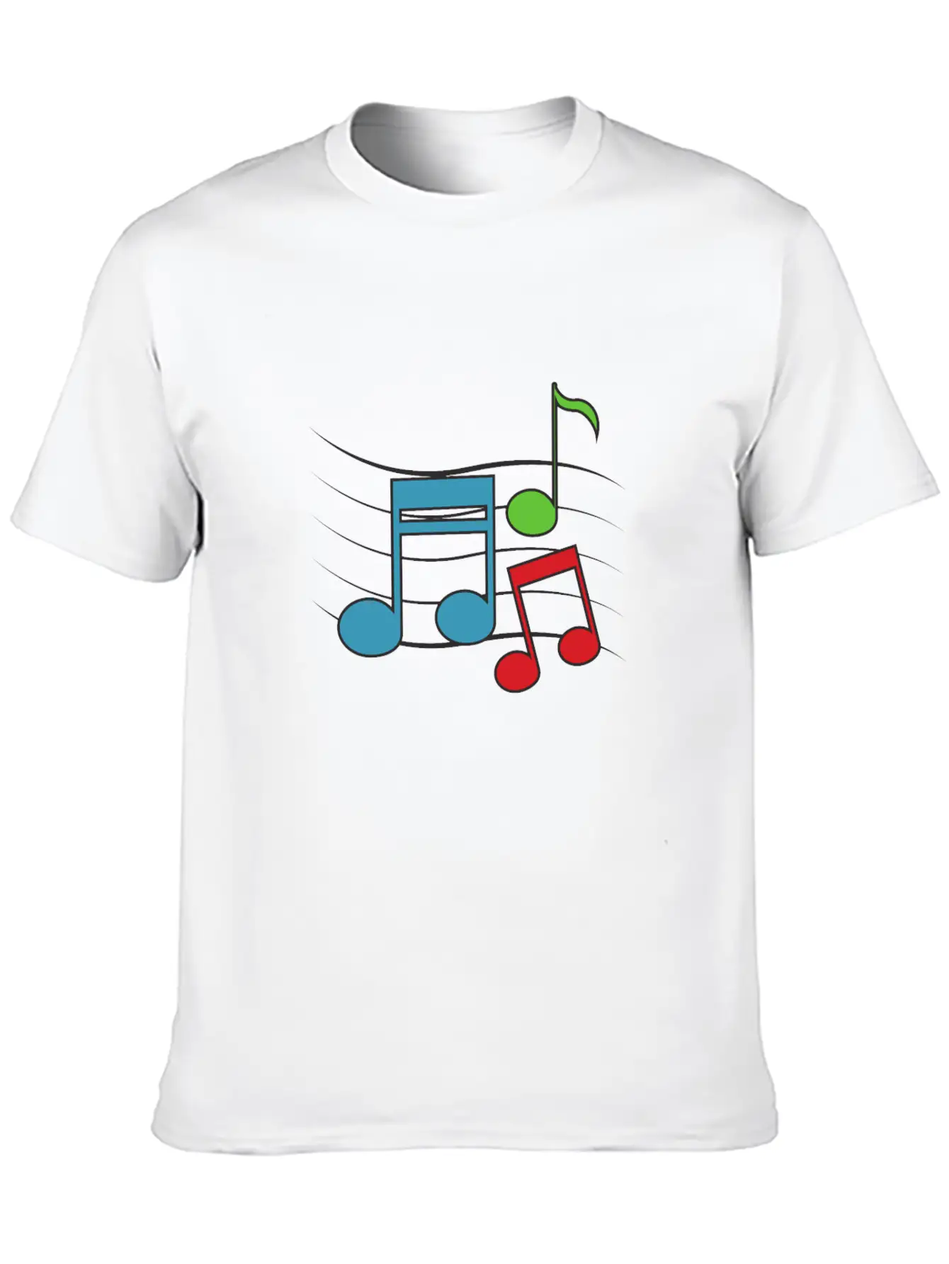 MUSIC ROCK LOVE Stylish Everyday T-Shirt – Unisex Basic Cotton Tee