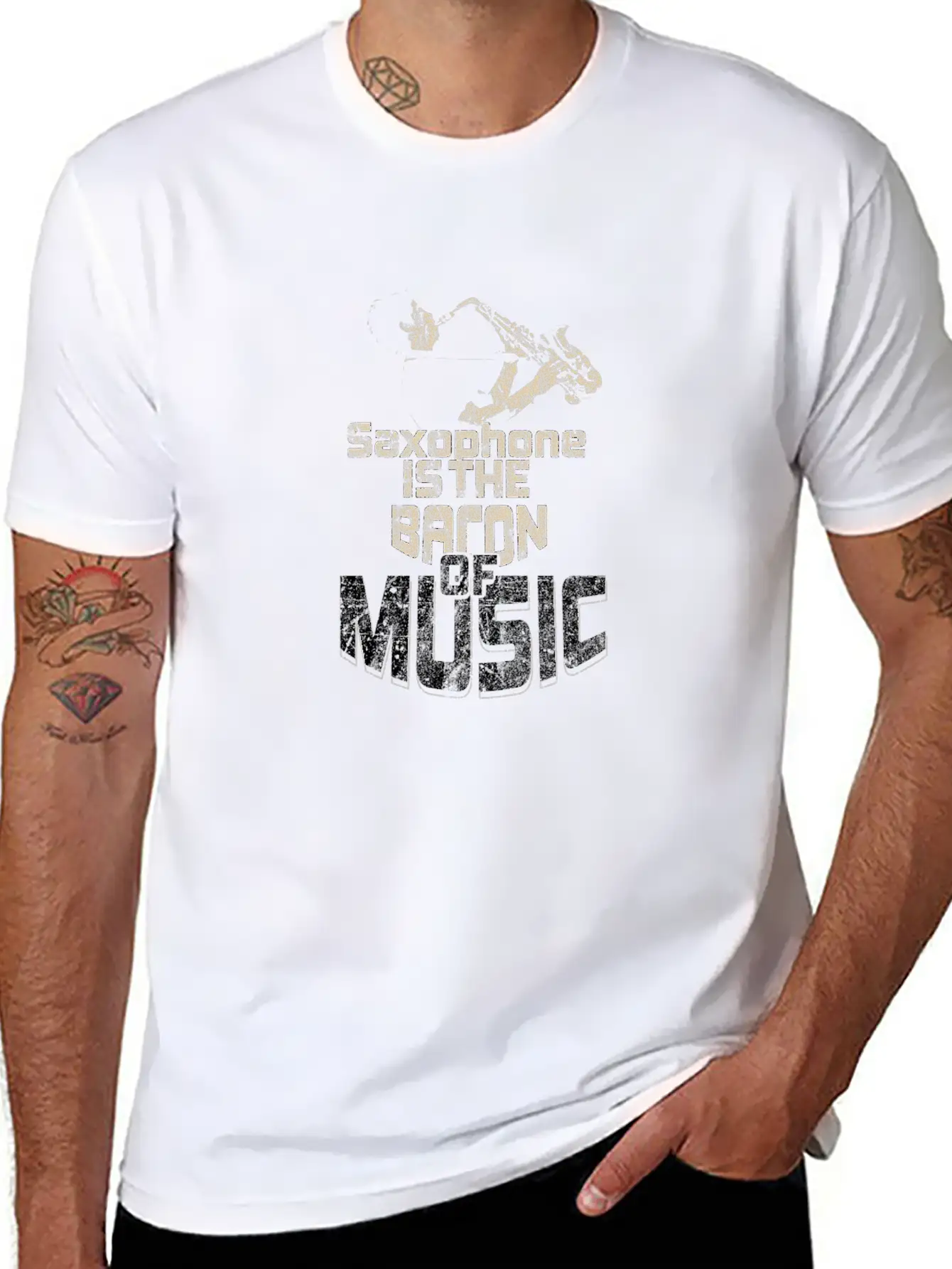 Music Saying Relaxed Everyday Tee – Lightweight And Durable Cotton