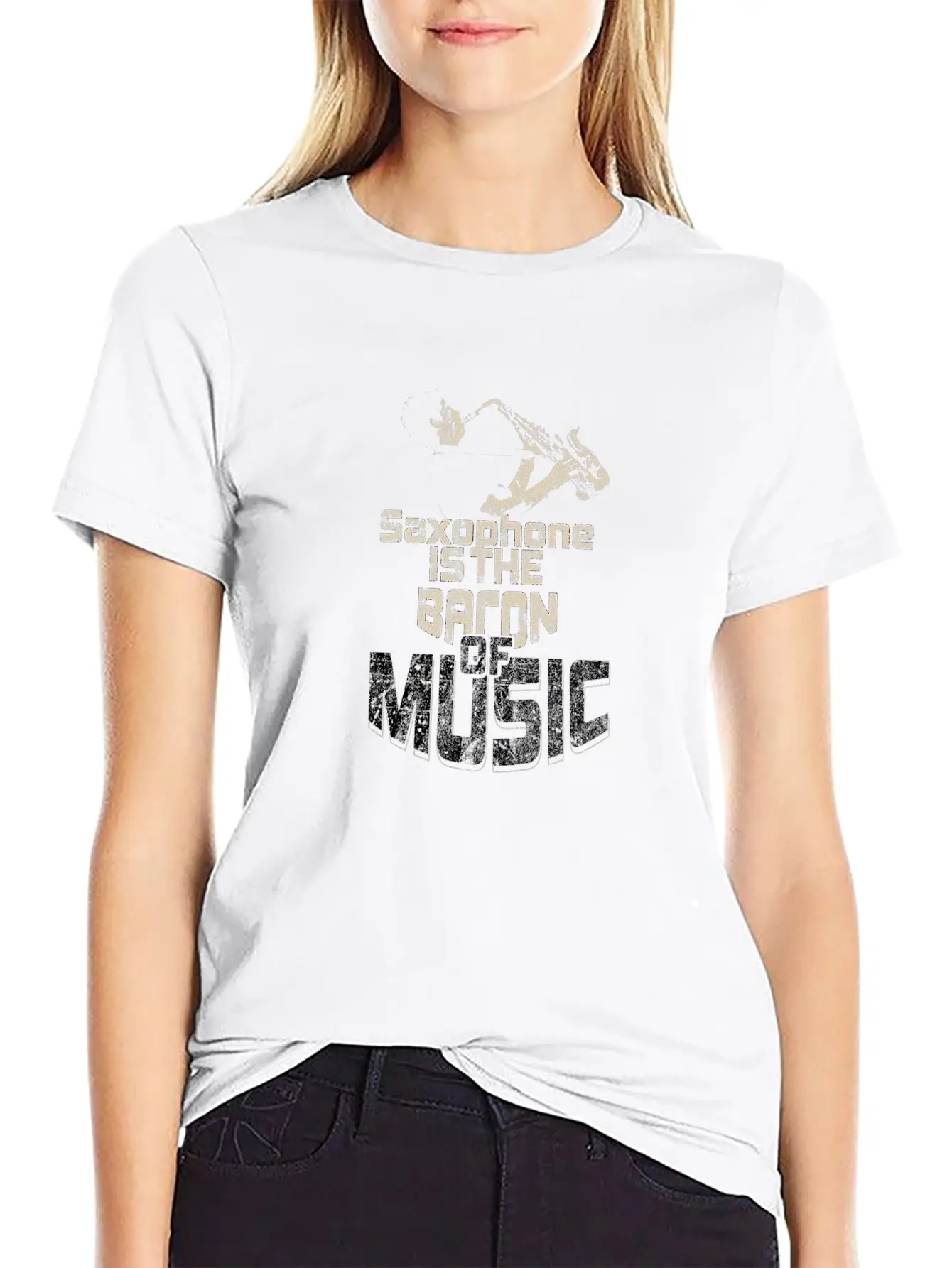 Music Saying Relaxed Everyday Tee – Lightweight And Durable Cotton