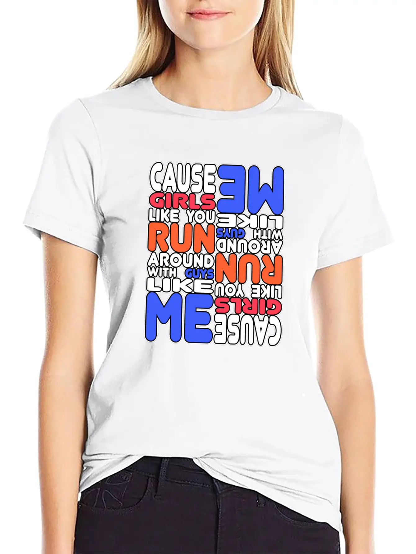 Music Single Album Cause Girls Like You Gift Timeless Short Sleeve Tee – Comfy And Minimalist Design