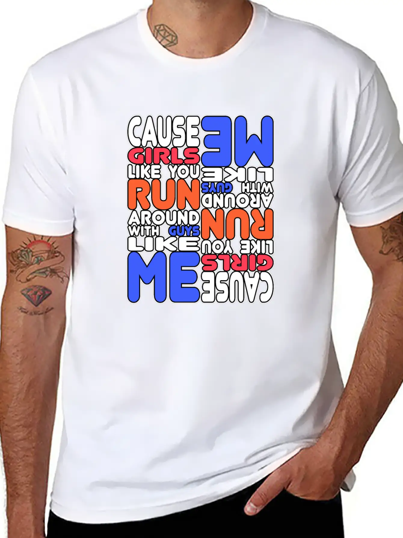 Music Single Album Cause Girls Like You Gift Timeless Short Sleeve Tee – Comfy And Minimalist Design