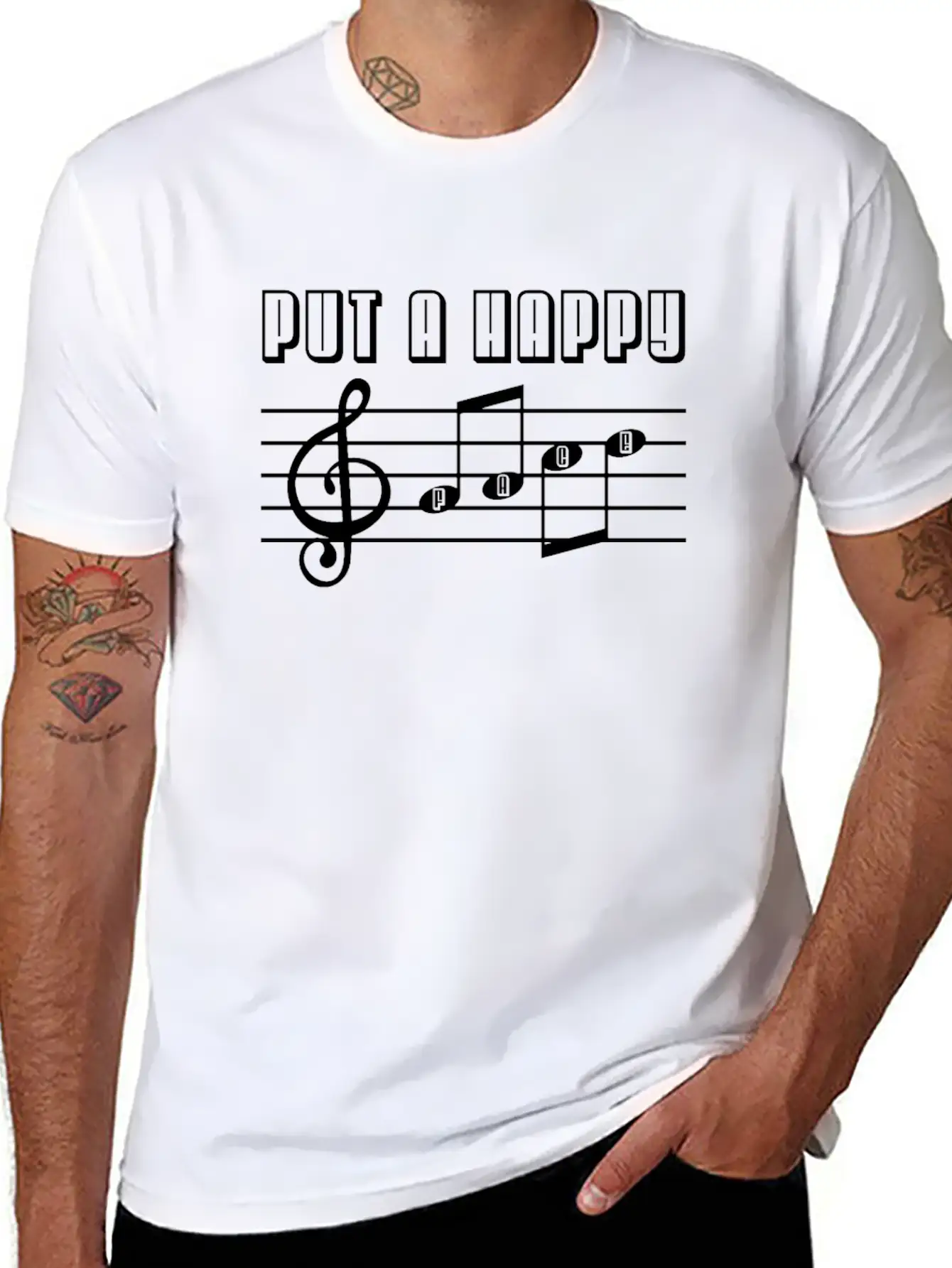 Music Smile Essential Unisex Summer Tee – Soft Cotton Casual Fit