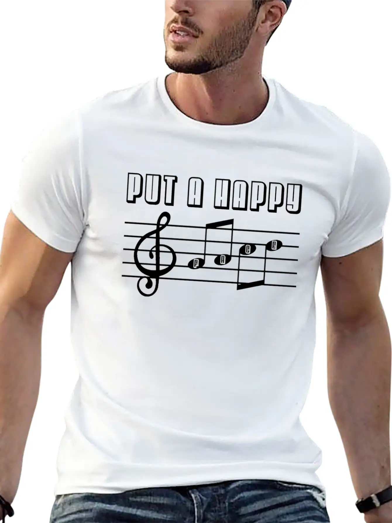 Music Smile Essential Unisex Summer Tee – Soft Cotton Casual Fit