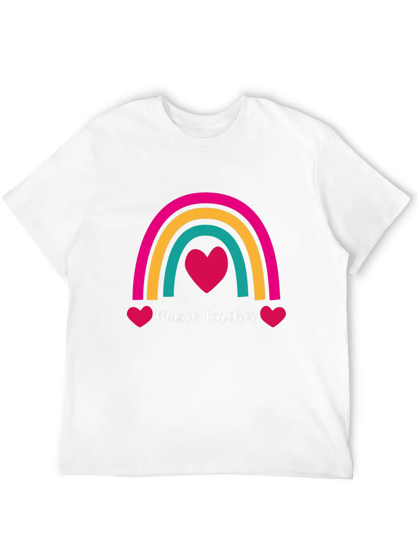 Music Teacher Gift Raving Party Concert Unisex Short Sleeve Soft Cotton T-Shirt – Casual Everyday Wear