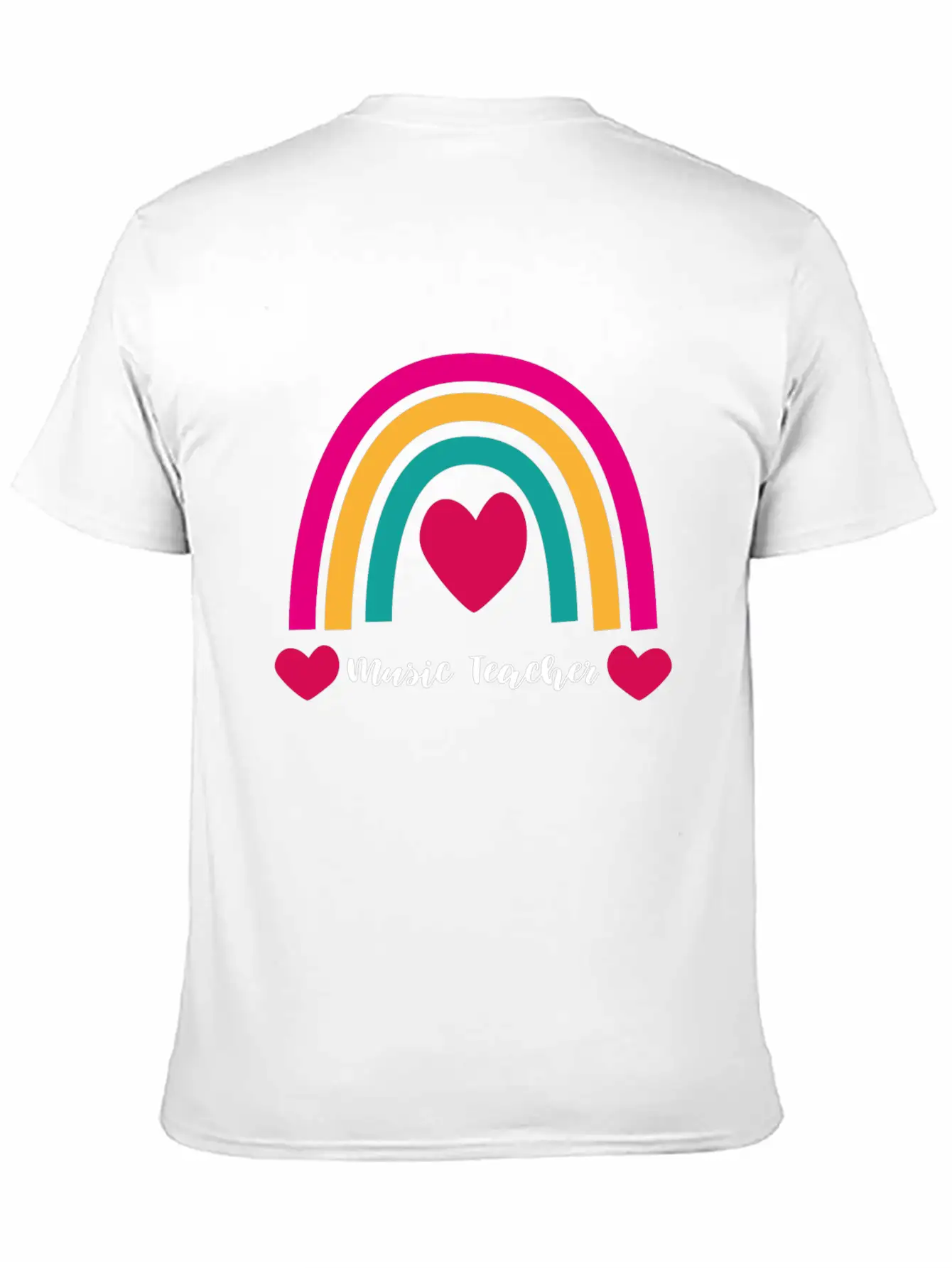 Music Teacher Gift Raving Party Concert Unisex Short Sleeve Soft Cotton T-Shirt – Casual Everyday Wear