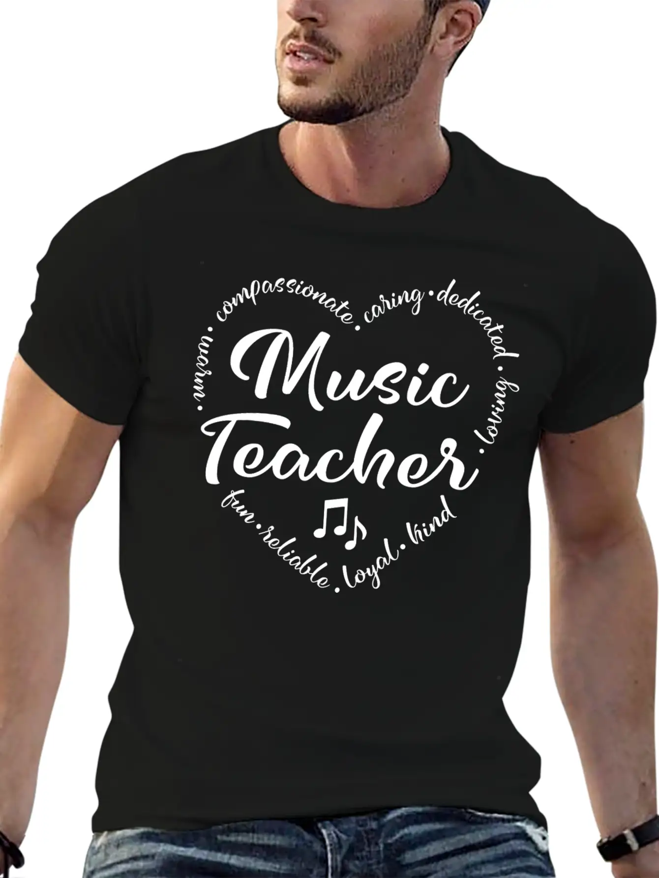 Music Teacher, Music Education, Music Ed Unisex Short Sleeve Soft Cotton T-Shirt – Casual Everyday Wear