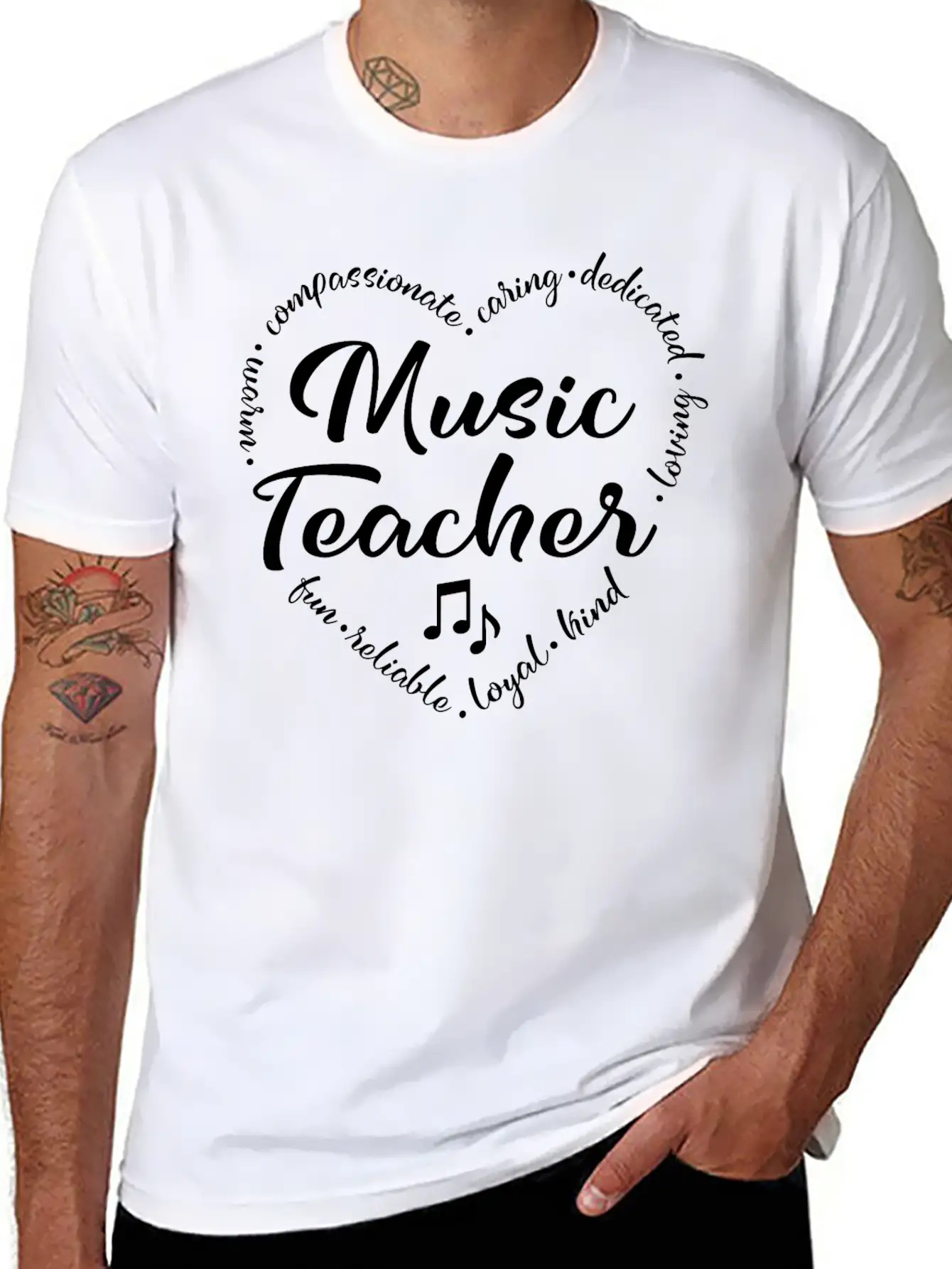 Music Teacher, Music Education, Music Ed Unisex Short Sleeve Soft Cotton T-Shirt – Casual Everyday Wear