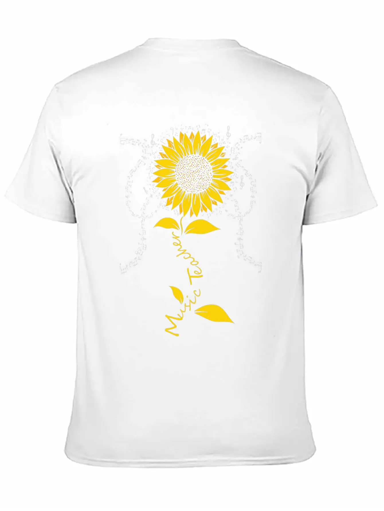Music Teacher Sunflower Musician Relaxed Everyday Tee – Lightweight And Durable Cotton