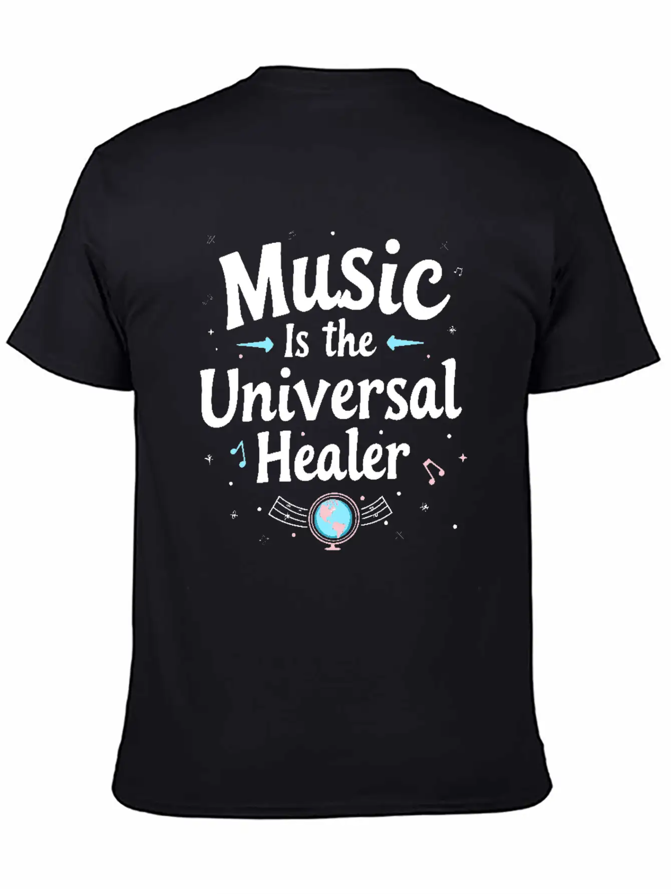 Music Therapy Emotional Healing Relaxation Stylish Everyday T-Shirt – Unisex Basic Cotton Tee